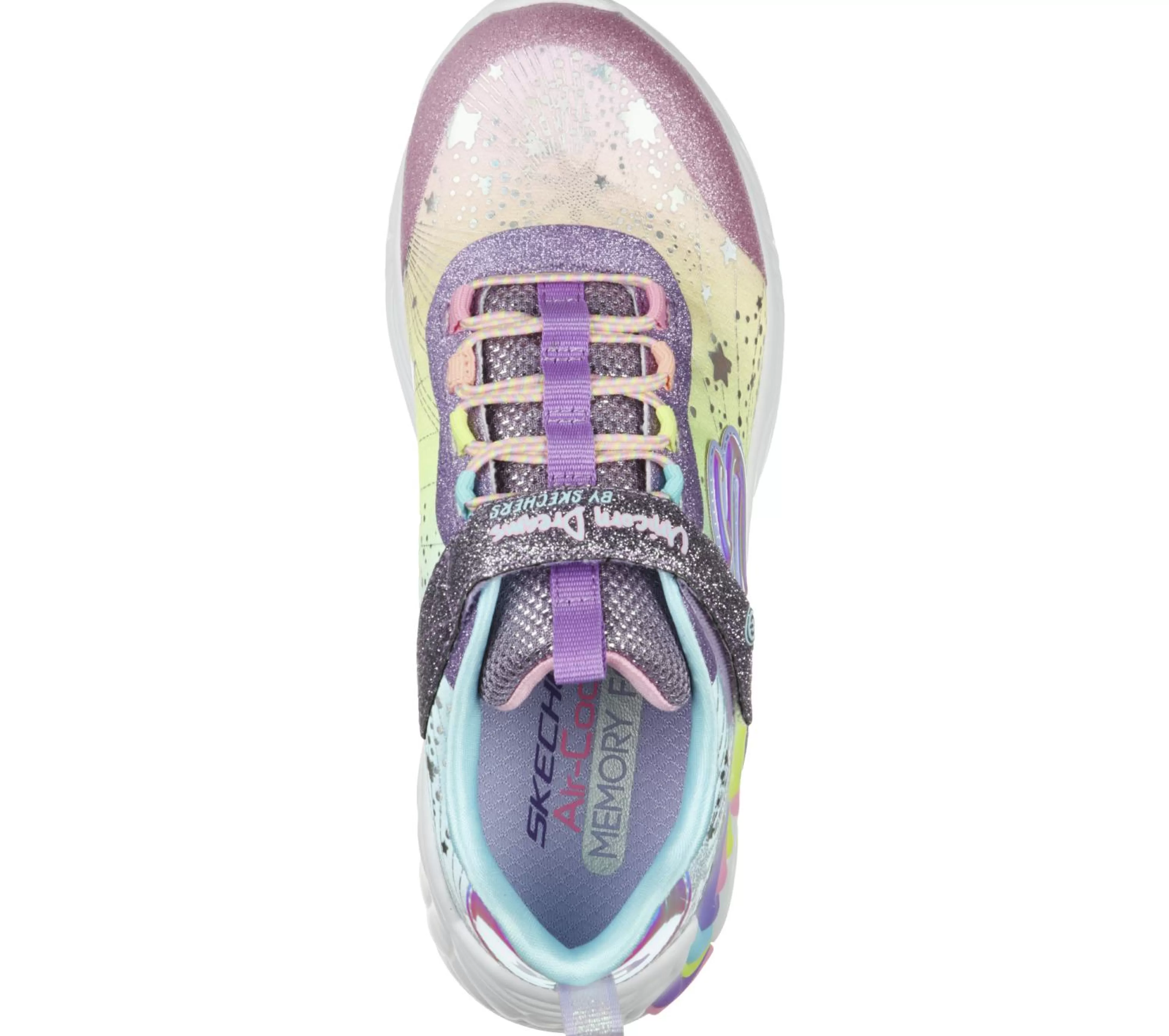 SKECHERS Lichtjes Schoenen | Sneakers^S-Lights: Unicorn Dreams PURPER / MULTI