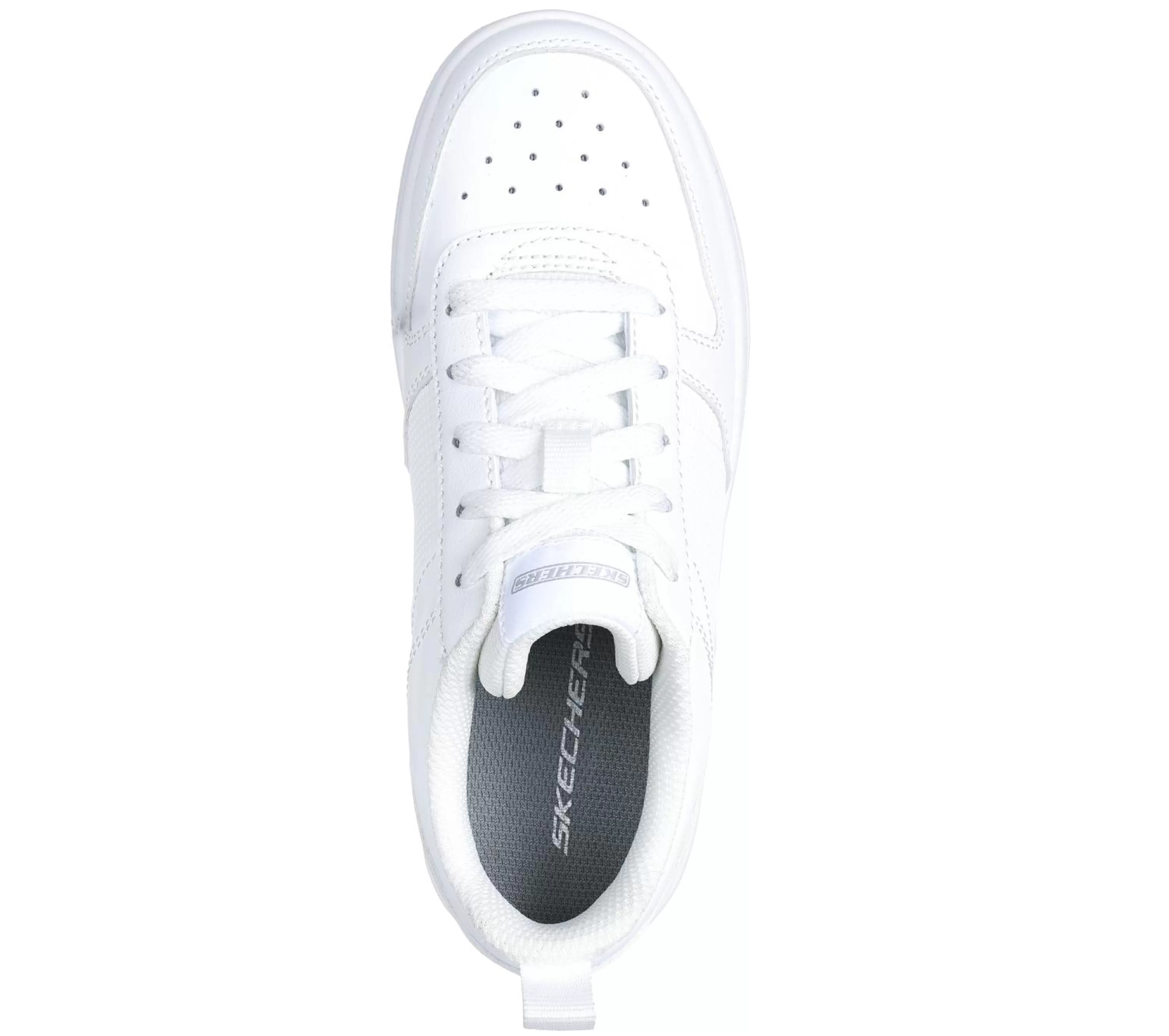 SKECHERS Veterschoenen | Sneakers^Smooth Street - Genzo WIT