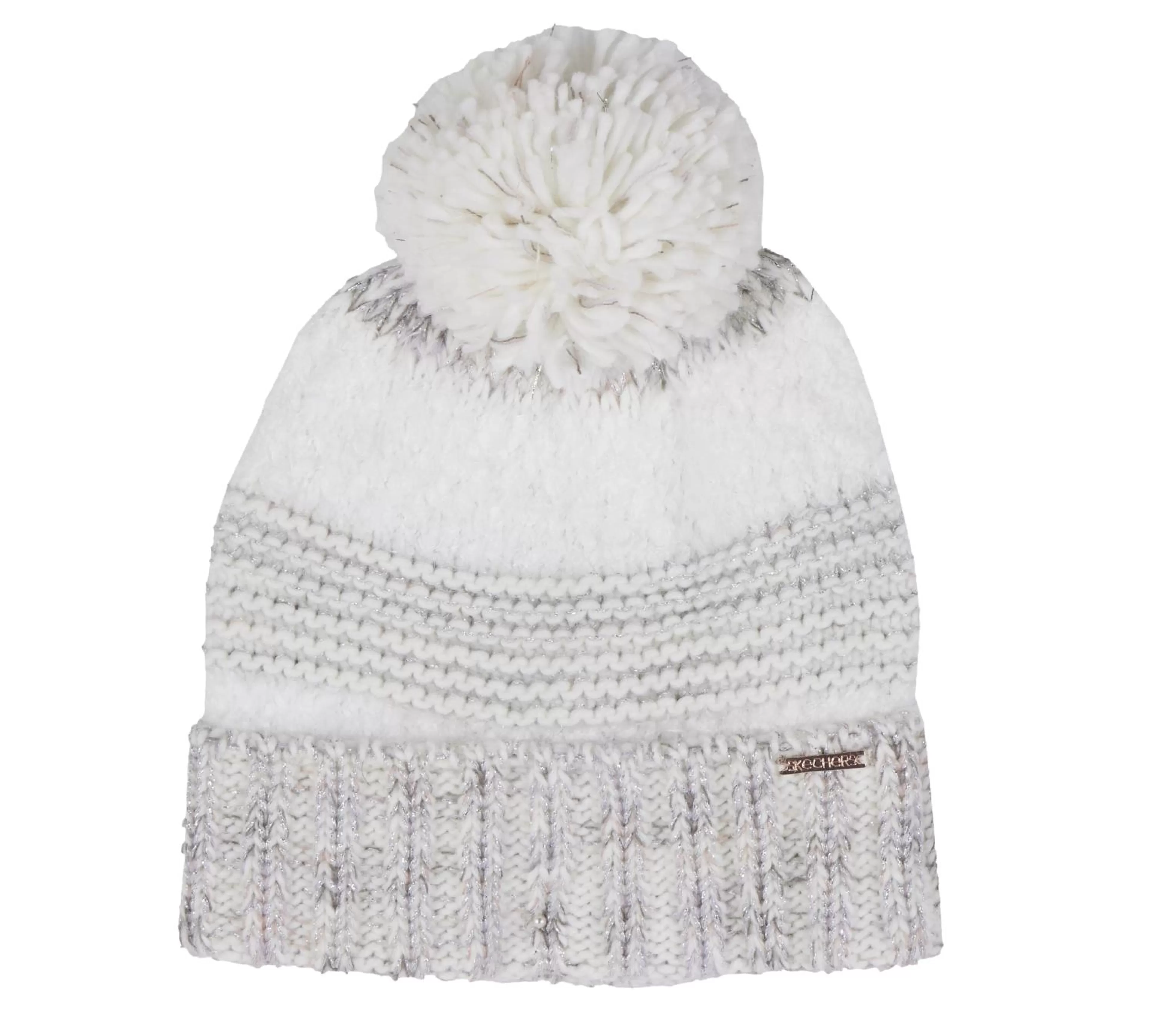 SKECHERS Winter Accessoires | Accessoires^Spacedye Cuff Beanie Hat GEBROKEN WIT