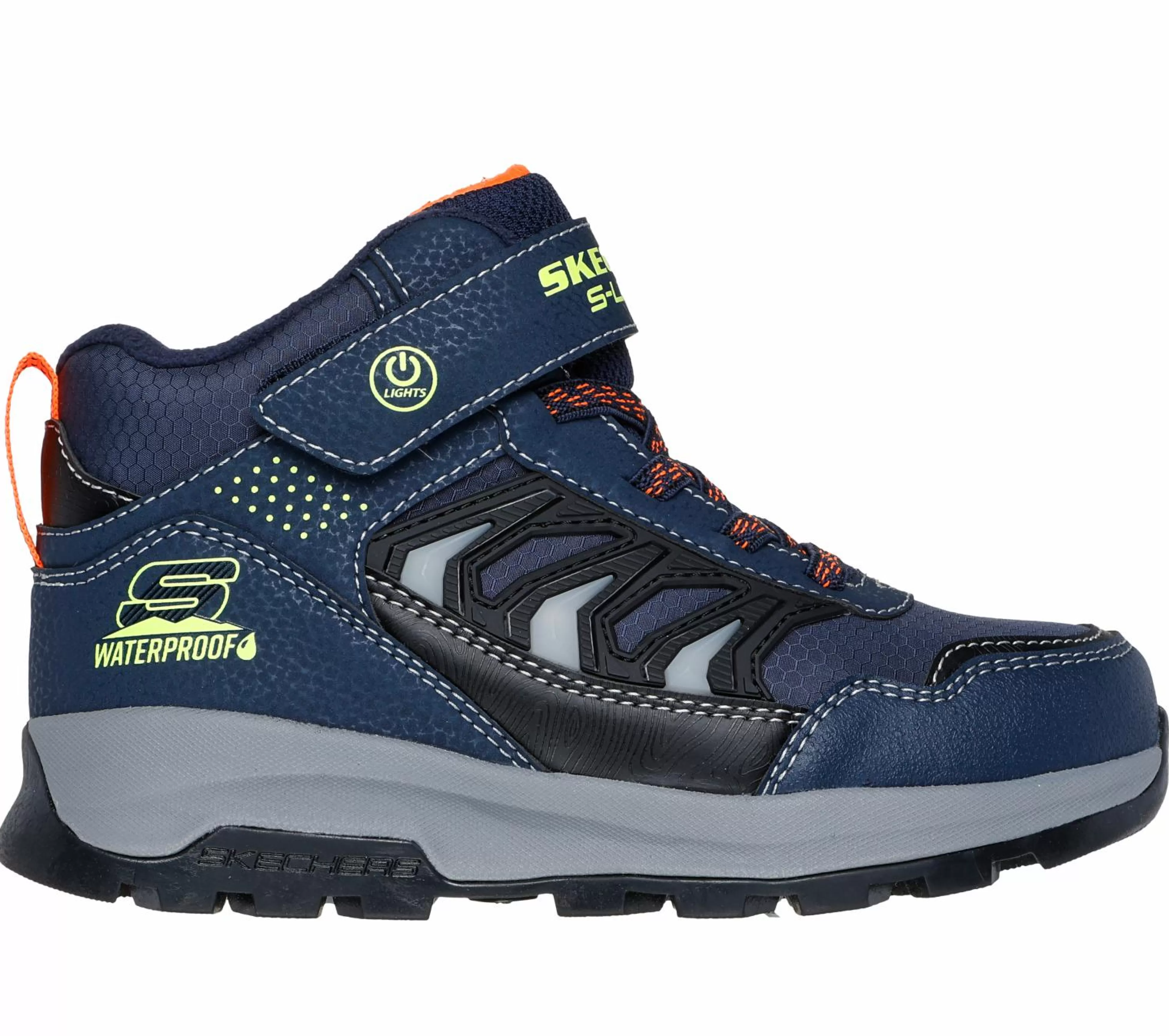 SKECHERS Lichtjes Schoenen | Instappers^Storm Blazer - Glow Roam MARINE / ZWART