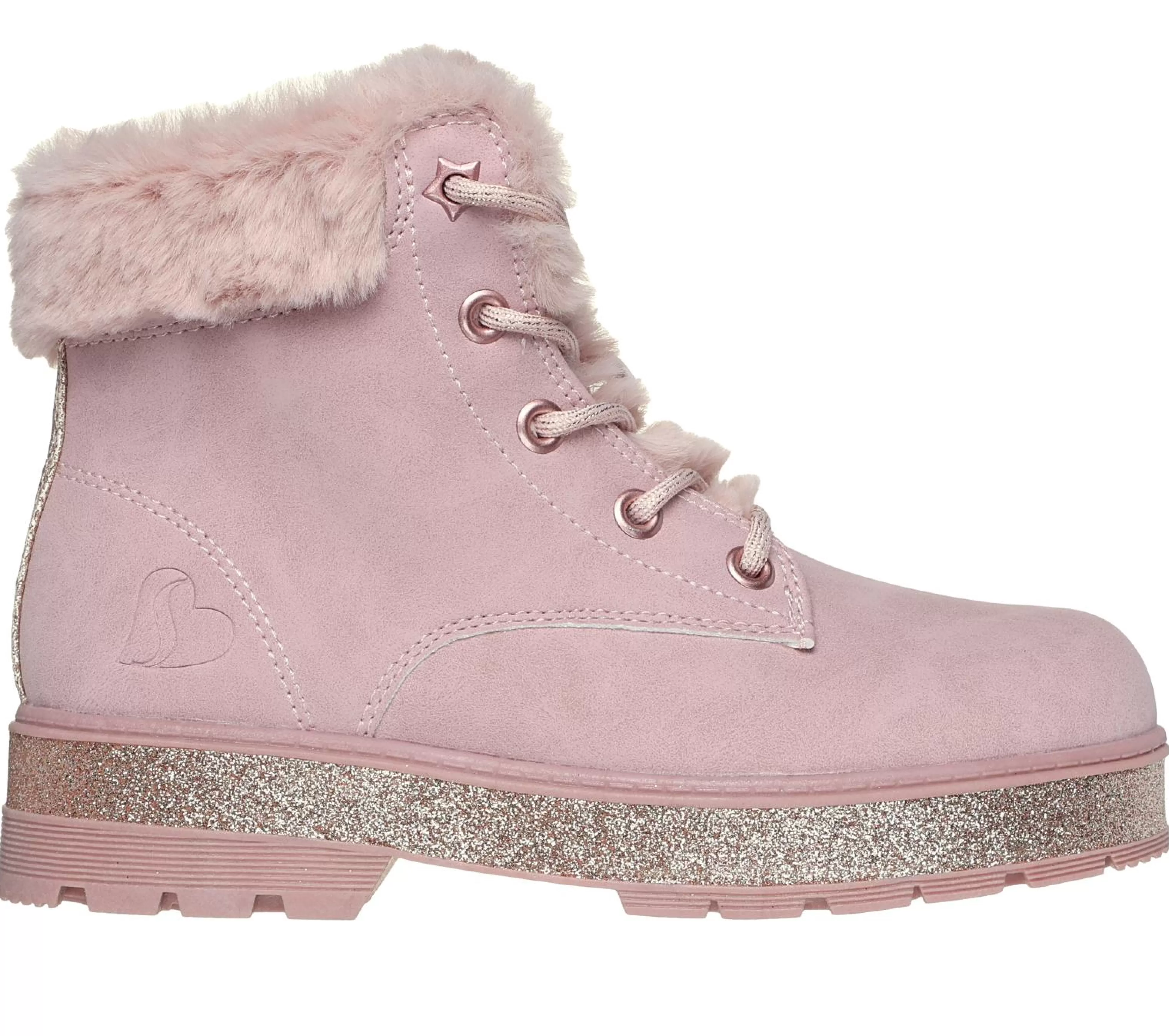 SKECHERS Veterschoenen | Boots^Street Glitz MAUVE