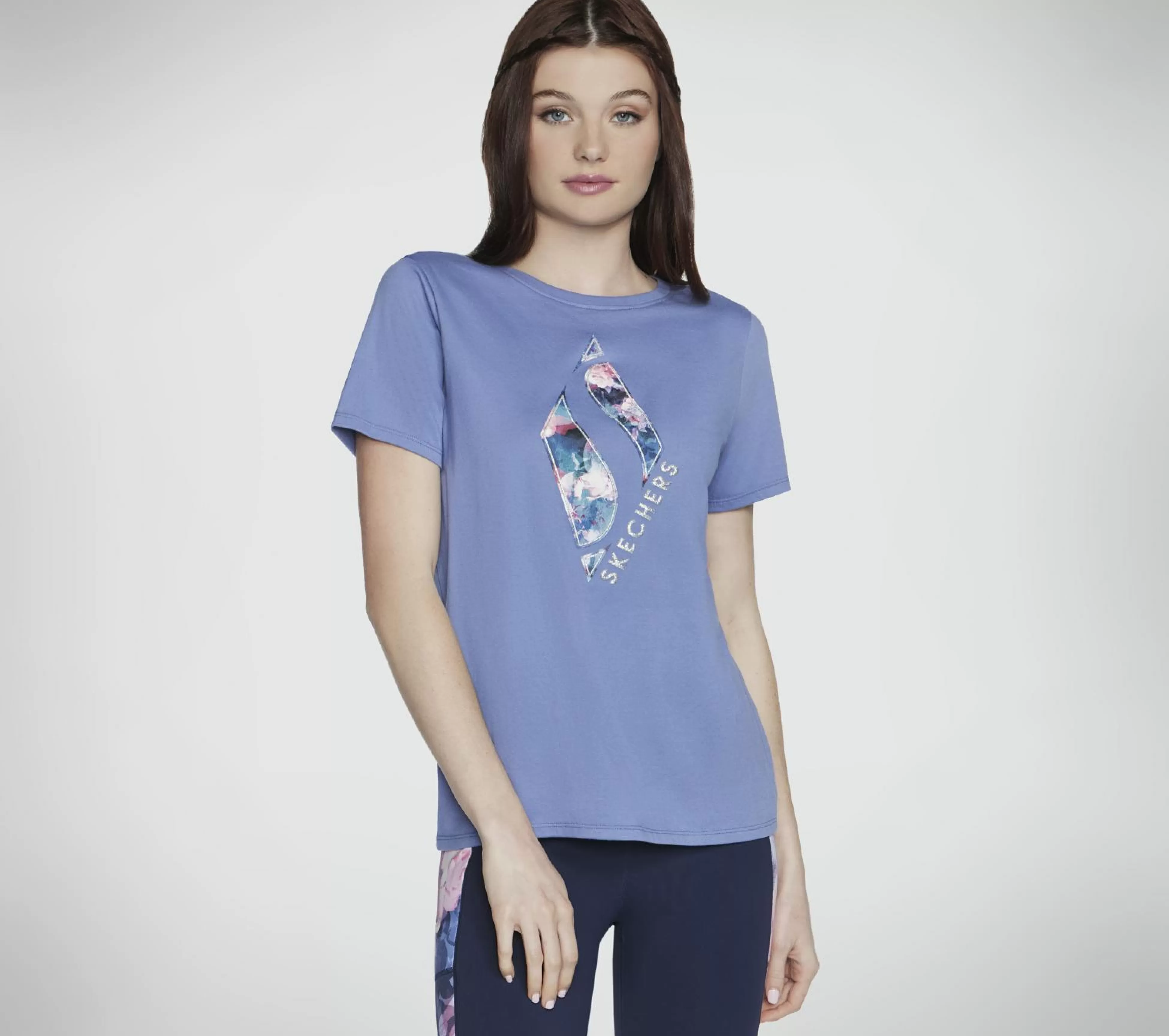 SKECHERS Tops | Tops^Summer Rose Tee PURPER / ZILVER