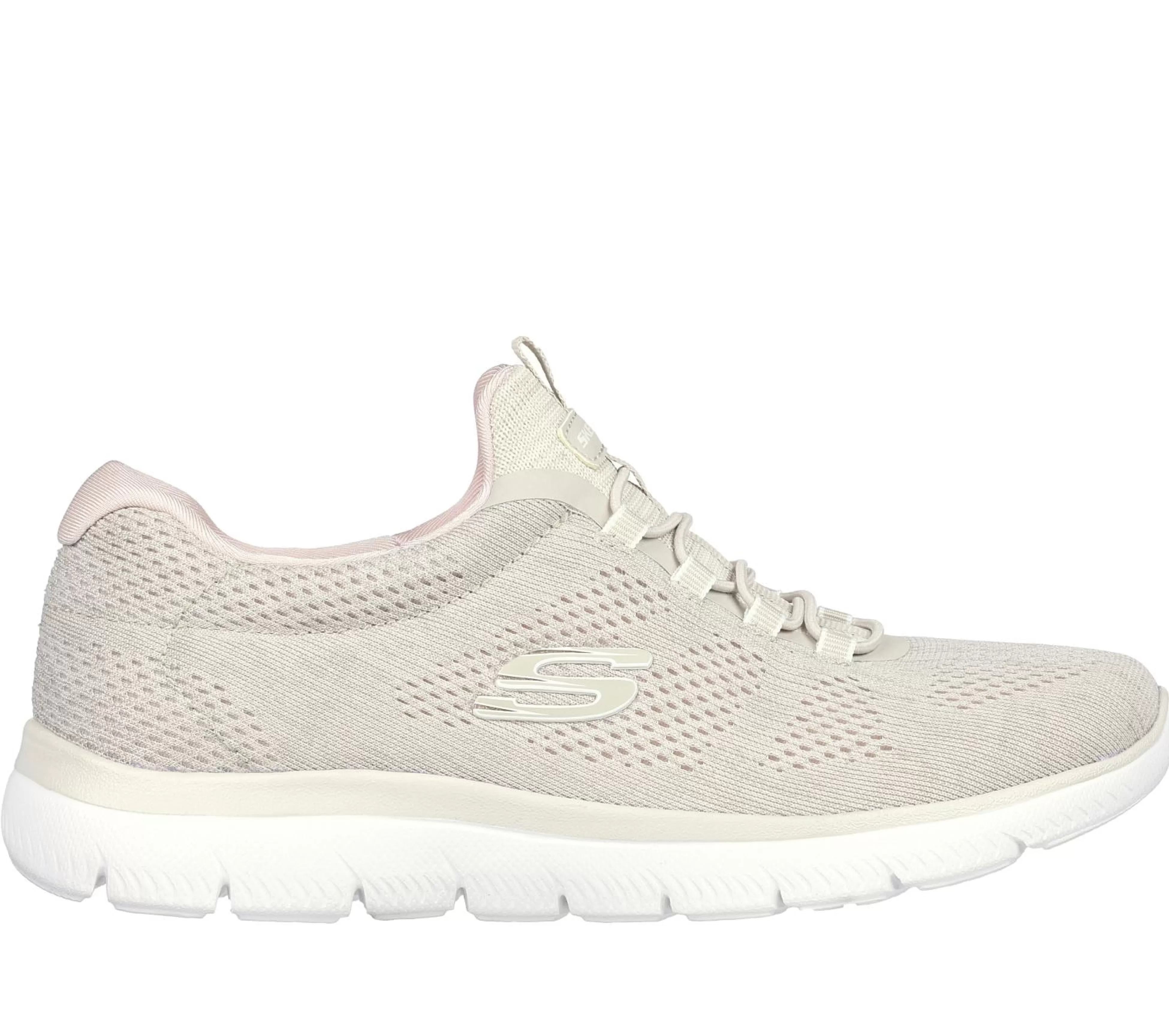 SKECHERS Instappers | Sportieve Sneakers^Summits - Fun Flair TAUPE / ROZE