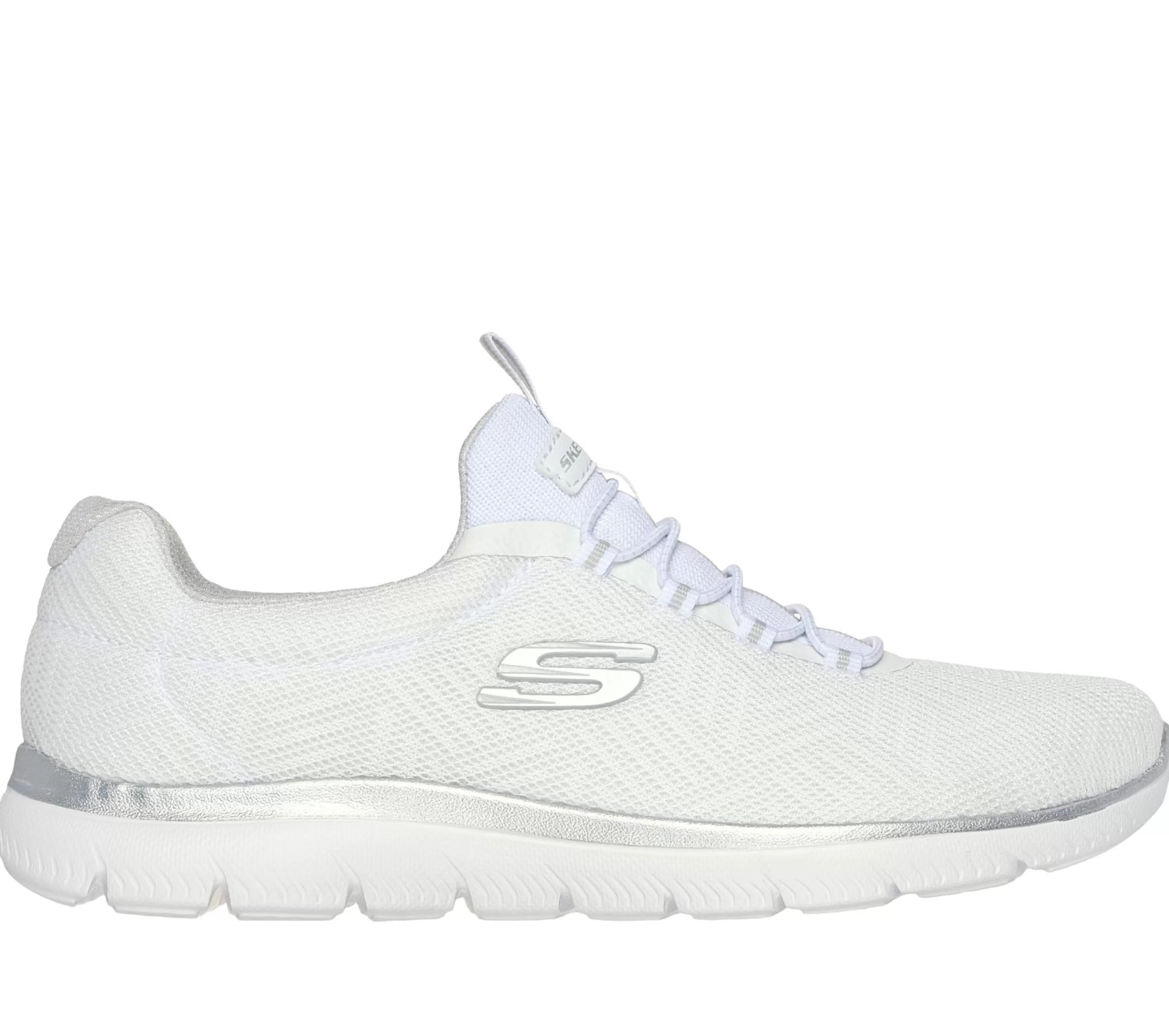 SKECHERS Instappers | Sportieve Sneakers^Summits - Artistry Chic WIT / ZILVER