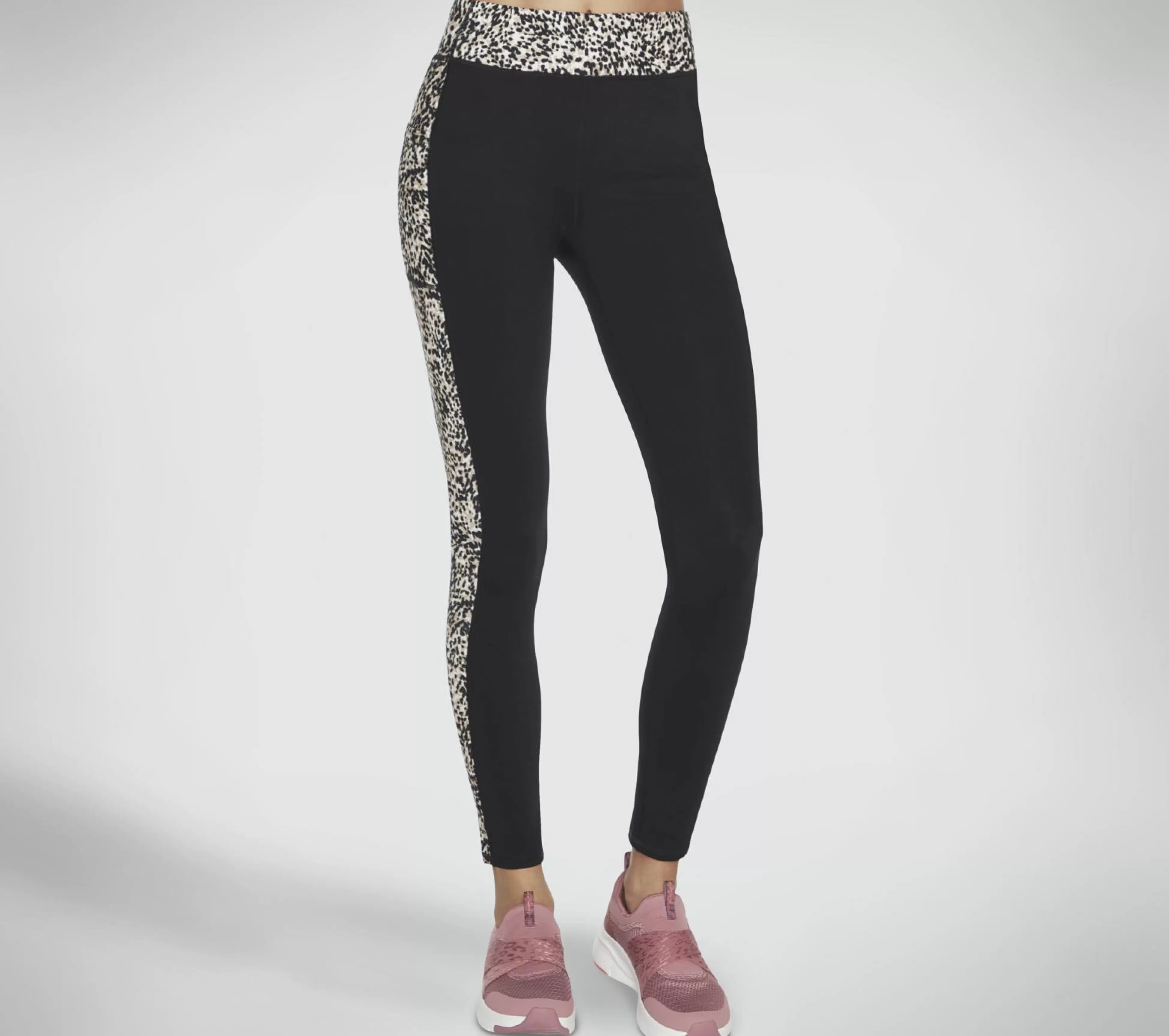 SKECHERS Broeken | Broeken^The GOSTRETCH Mini Cheetah 7/8 HW Legging BRUIN / BRUINEN