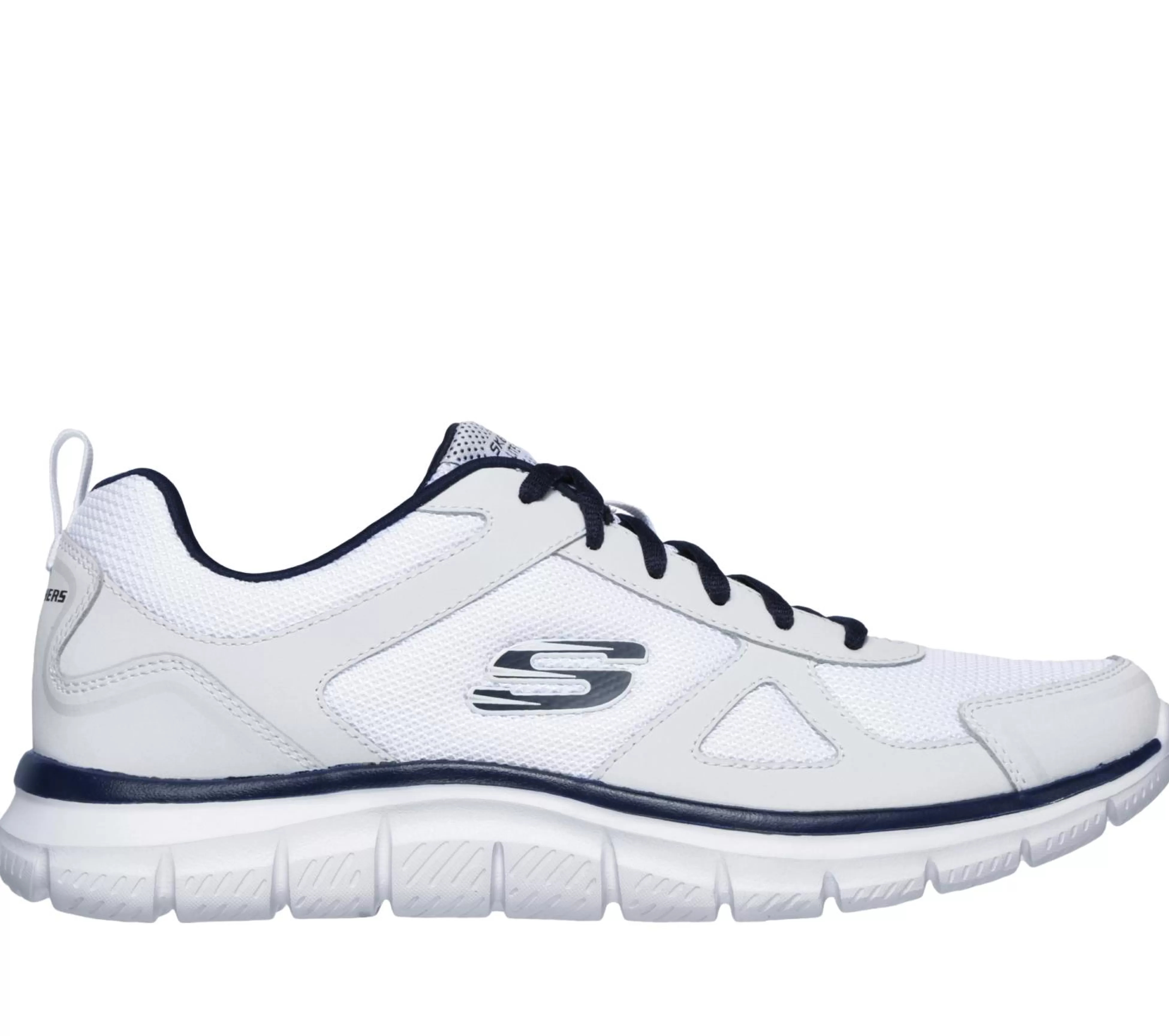 SKECHERS Sportieve Sneakers^Track WIT / MARINE