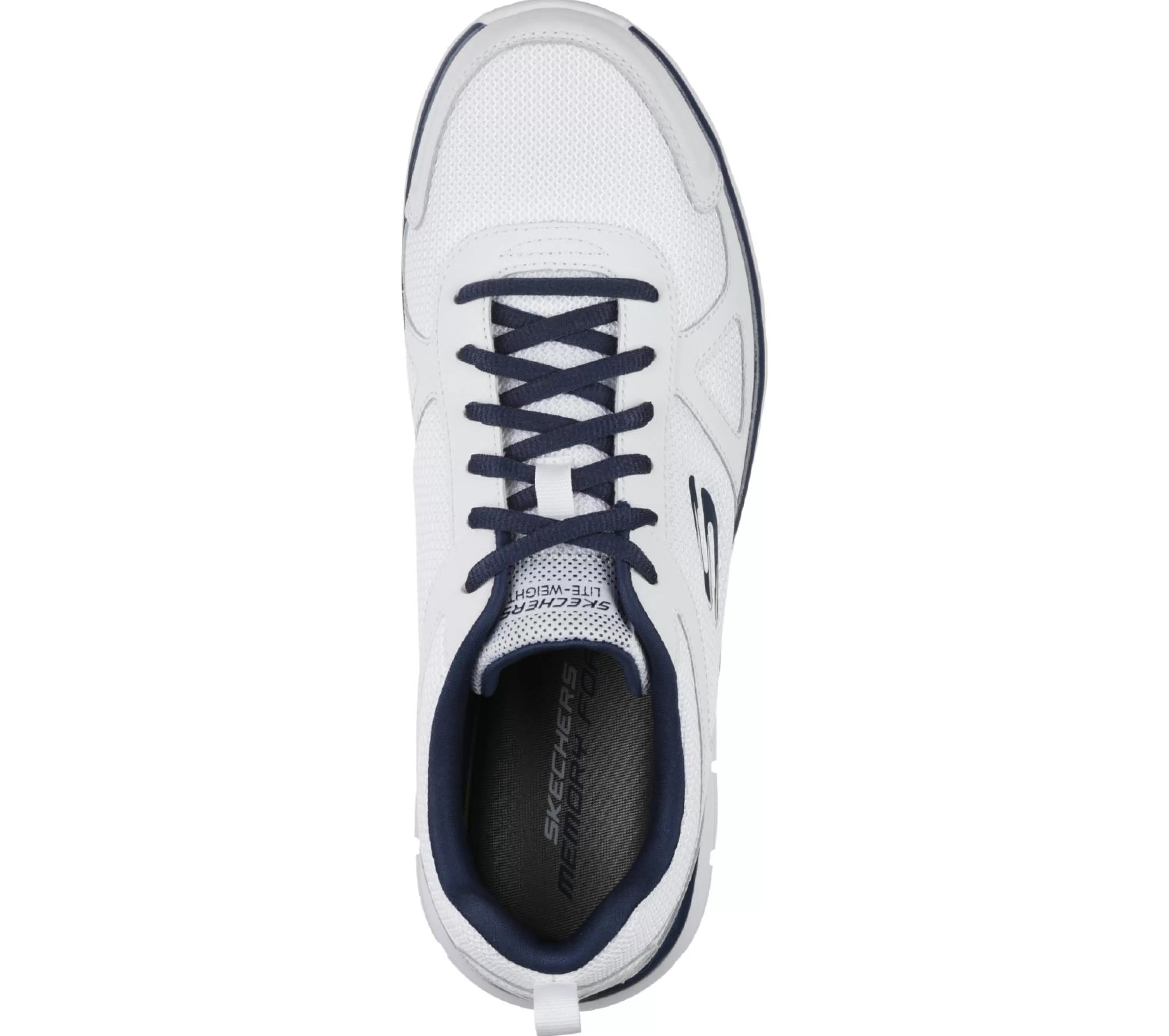 SKECHERS Sportieve Sneakers^Track WIT / MARINE