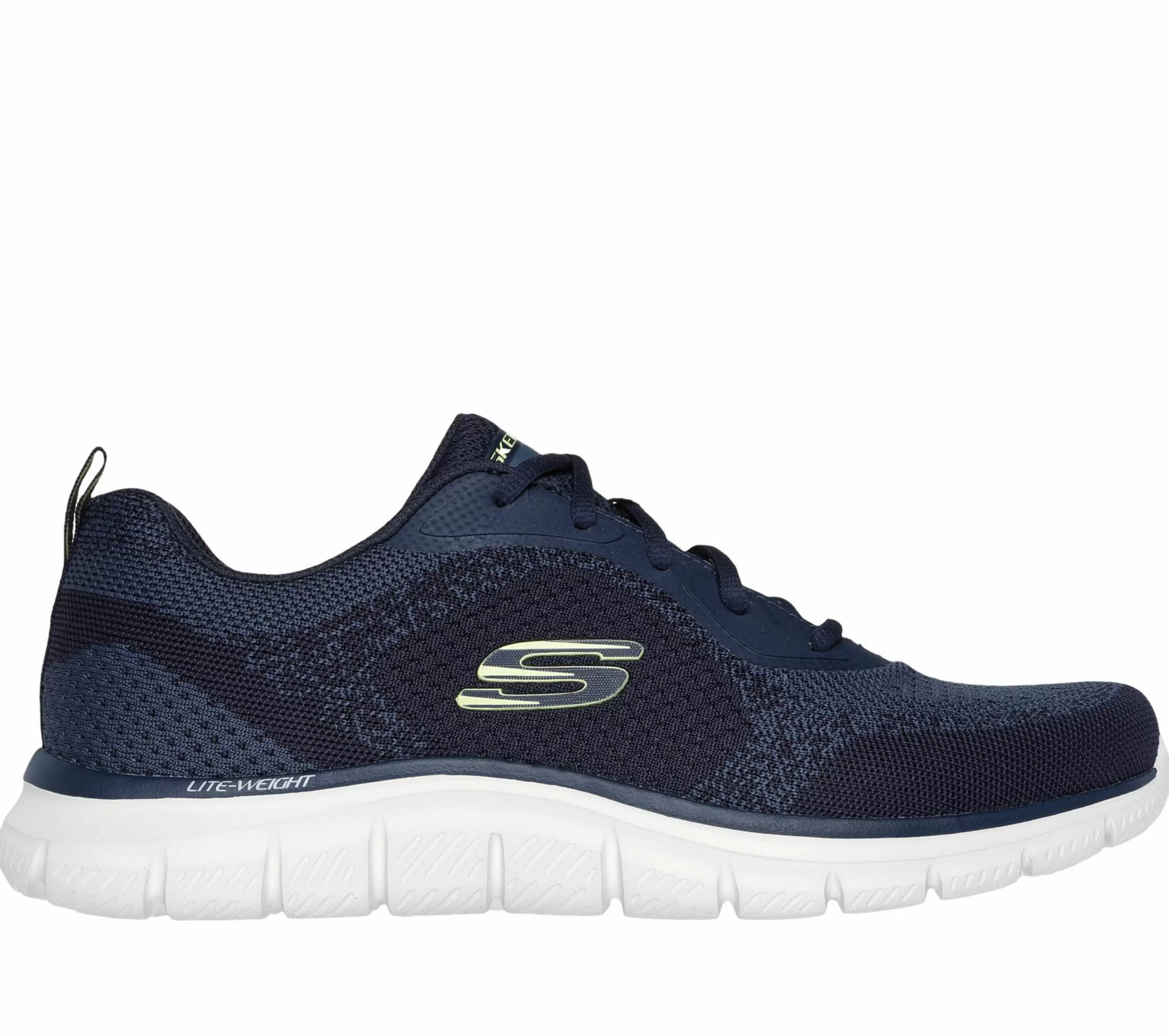 SKECHERS Veterschoenen | Sportieve Sneakers^Track - Glendor MARINE / LIMOEN