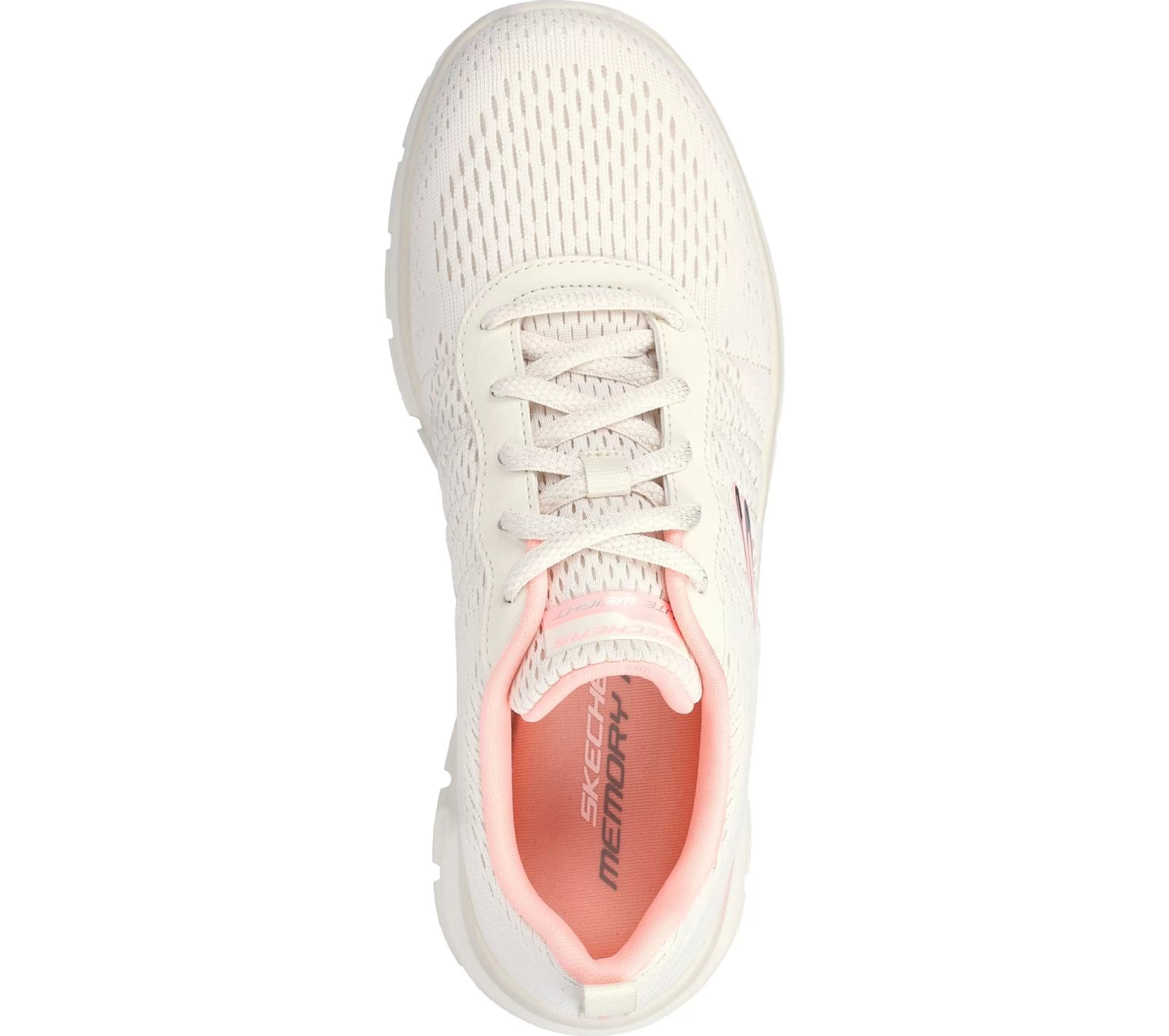 SKECHERS Veterschoenen | Casual Sneakers^Track - New Staple NATUURLIJK / ROZE