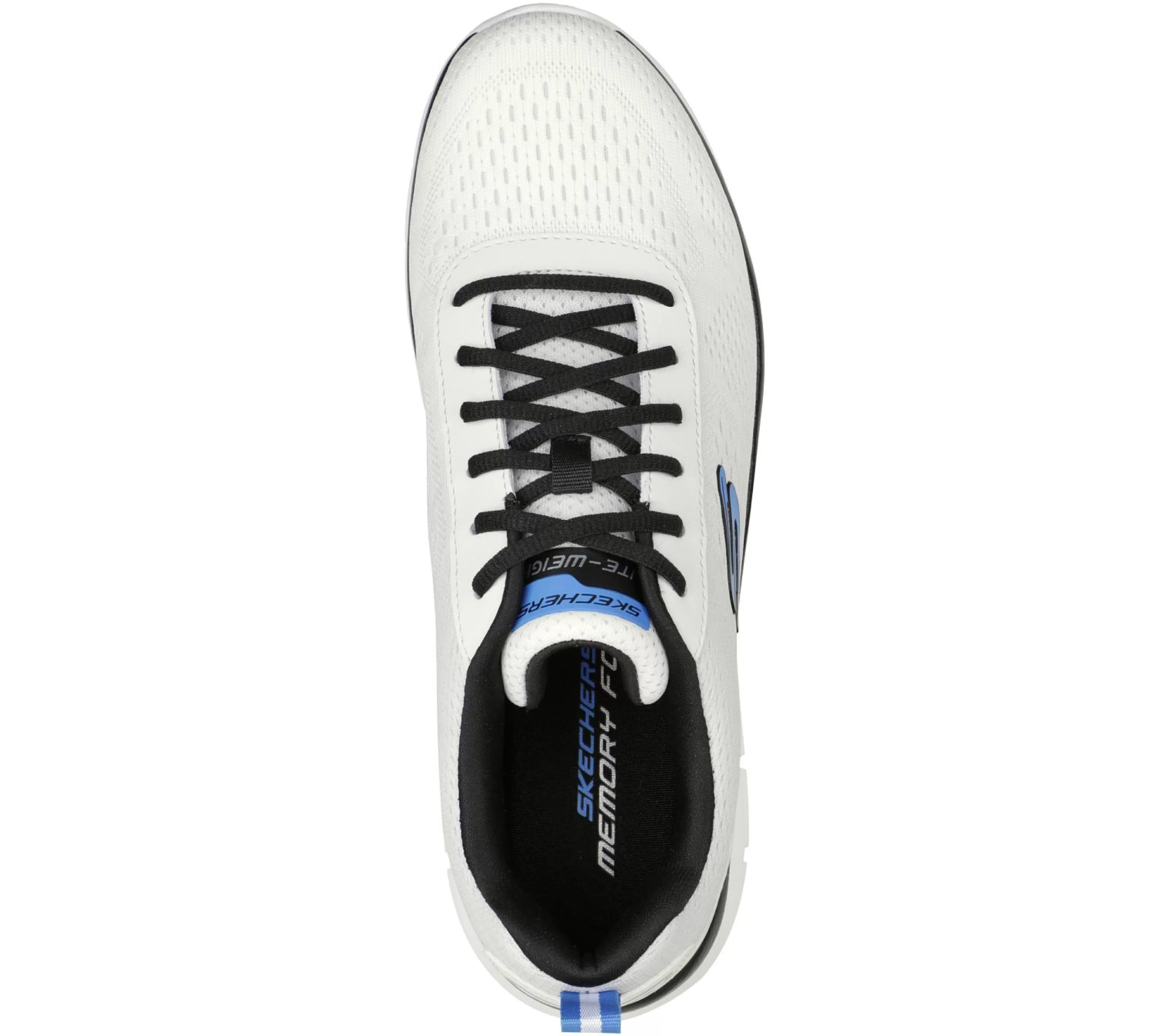 SKECHERS Sportieve Sneakers^Track - Ripkent WIT / ZWART