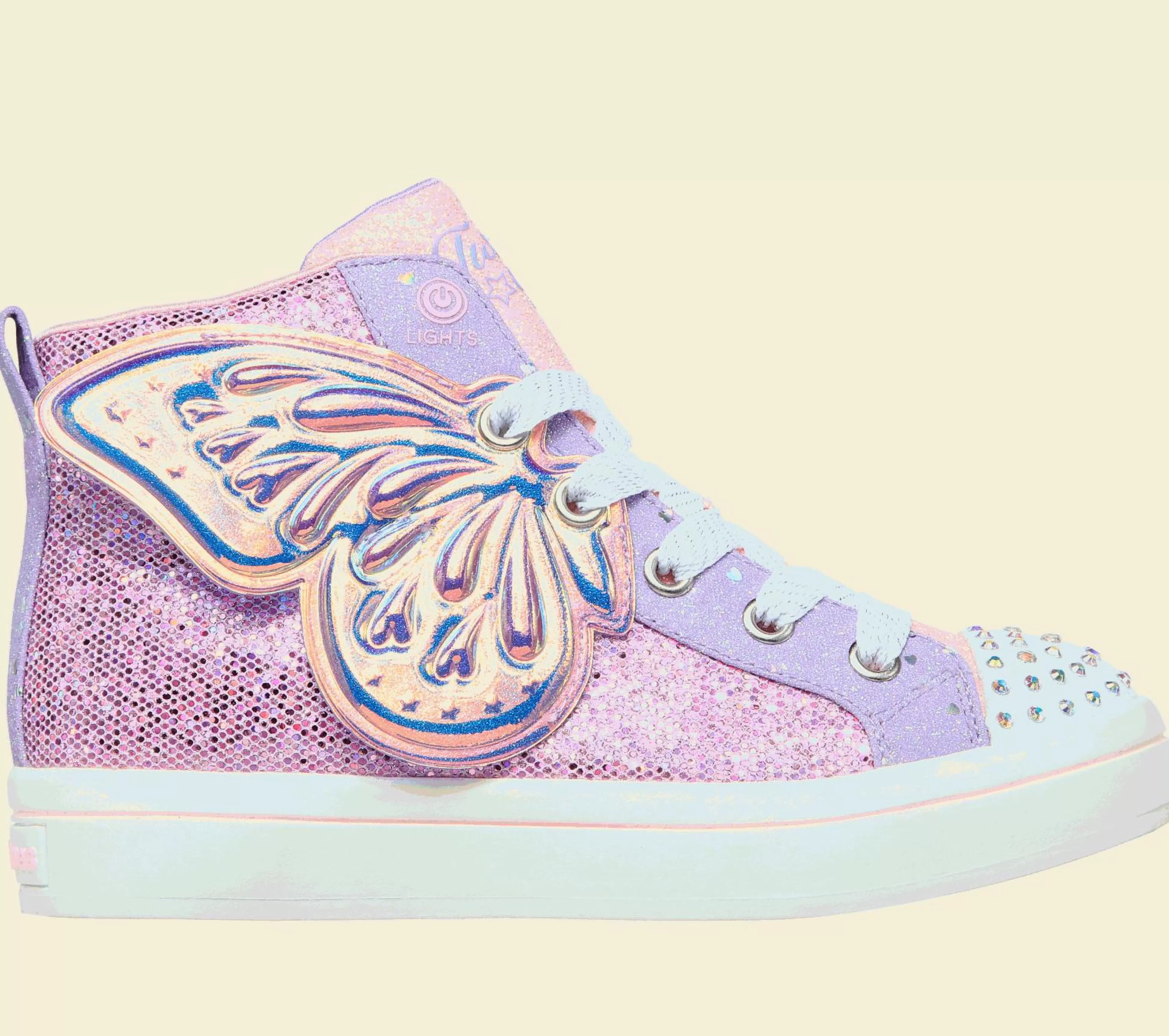 SKECHERS Lichtjes Schoenen | Veterschoenen^Twinkle Toes: Twi-Lites 2.0 - Butterfly Wishes LAVENDEL / MULTI