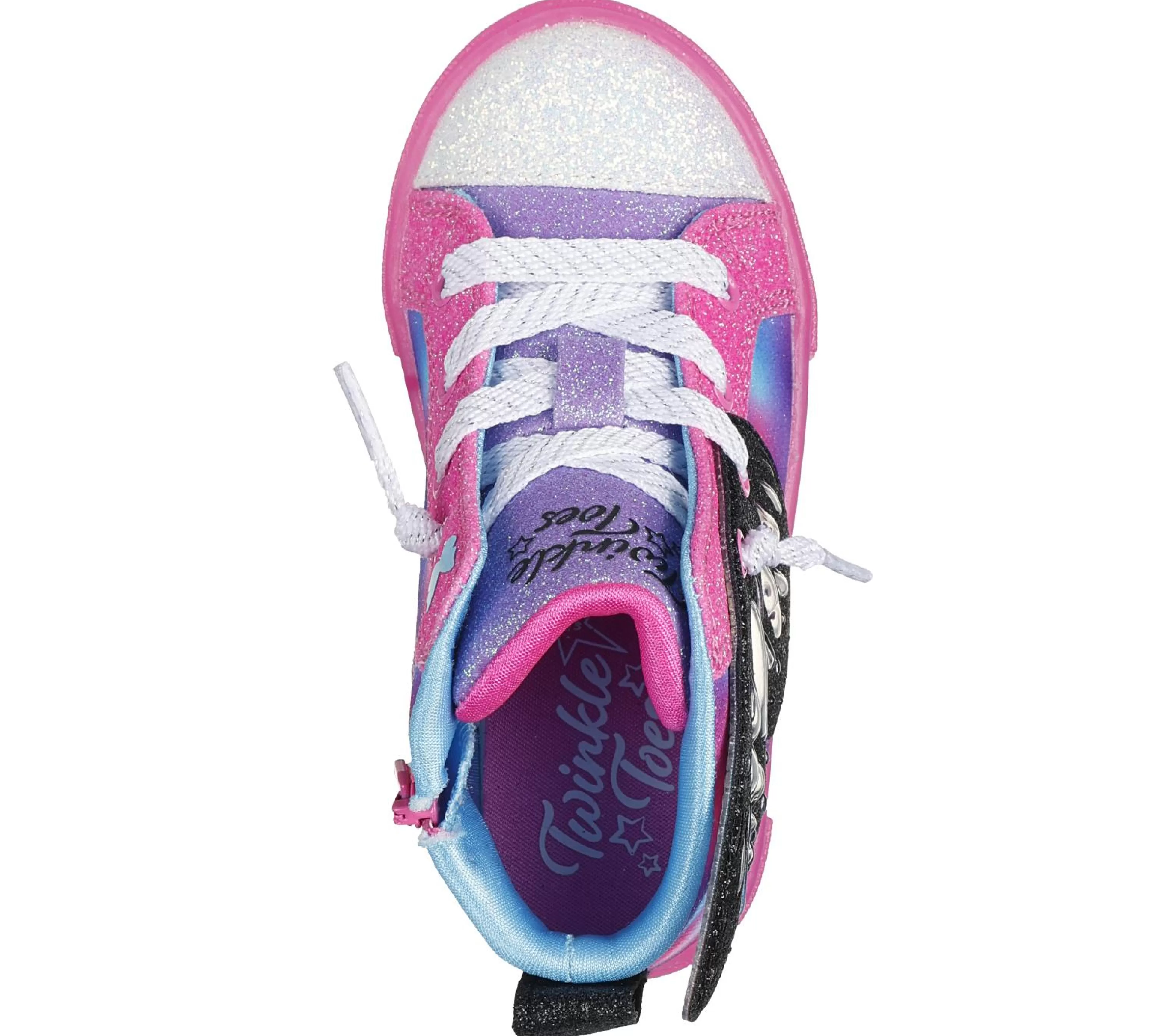 SKECHERS Lichtjes Schoenen | Instappers^Twinkle Toes: Twinkle Sparks Ice ZWART / MULTI