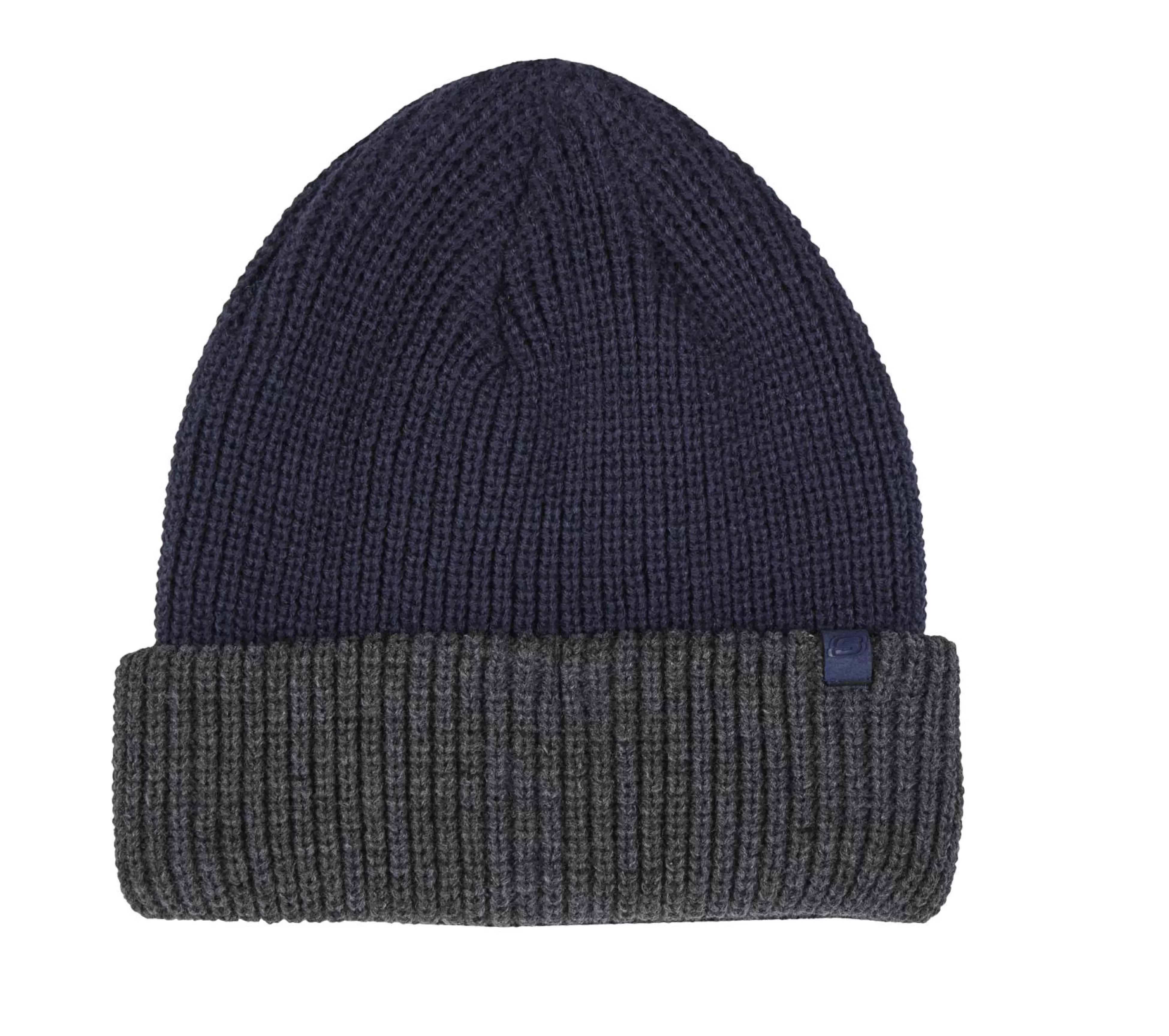 SKECHERS Winter Accessoires | Accessoires^Two-toned Rib Beanie MARINE