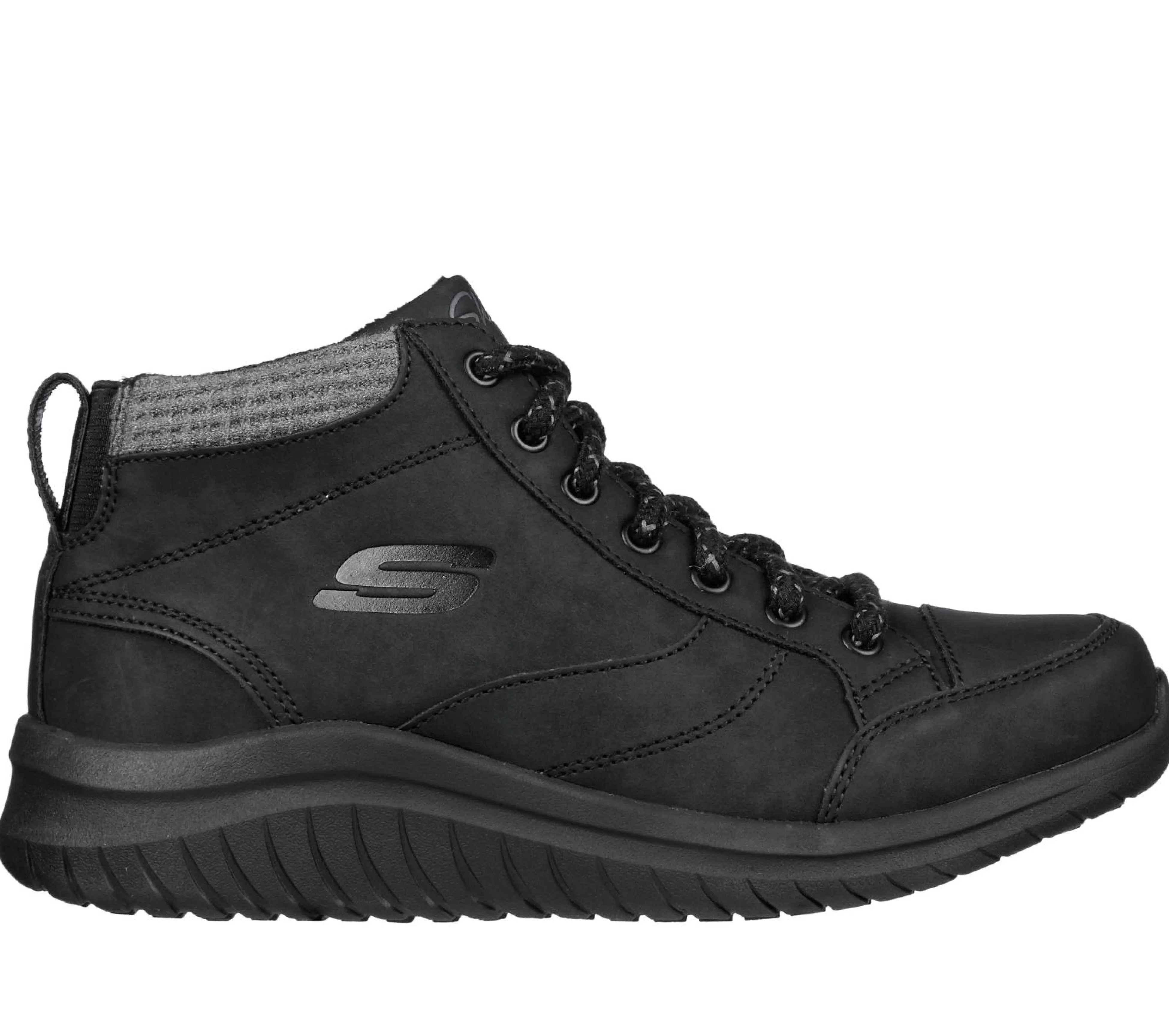 SKECHERS Veterschoenen | Boots^Ultra Flex 2.0 - Social Crew ZWART