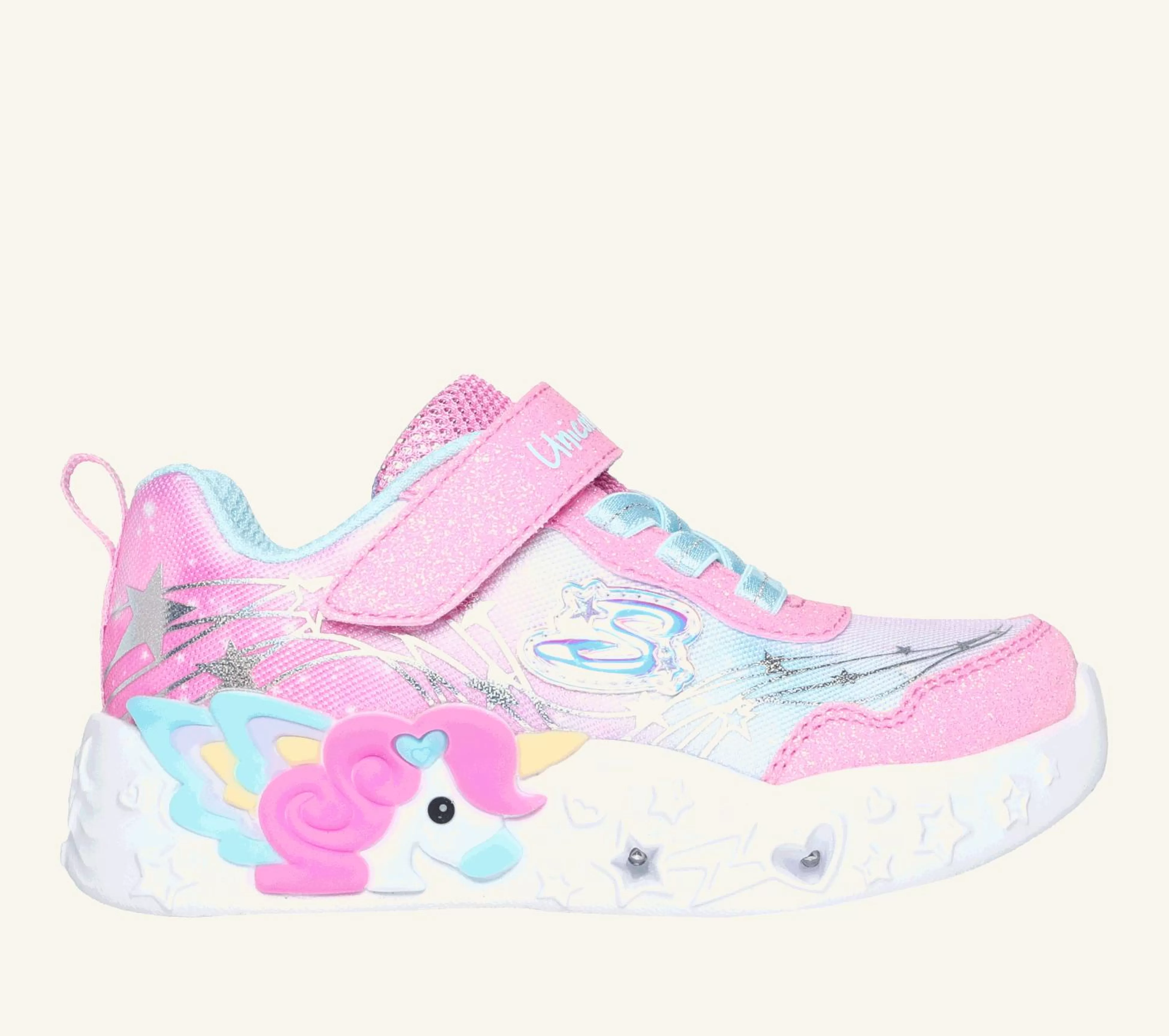 SKECHERS Lichtjes Schoenen | Instappers^Unicorn Charmer - Lil Stellar ROZE / TURKOOIS