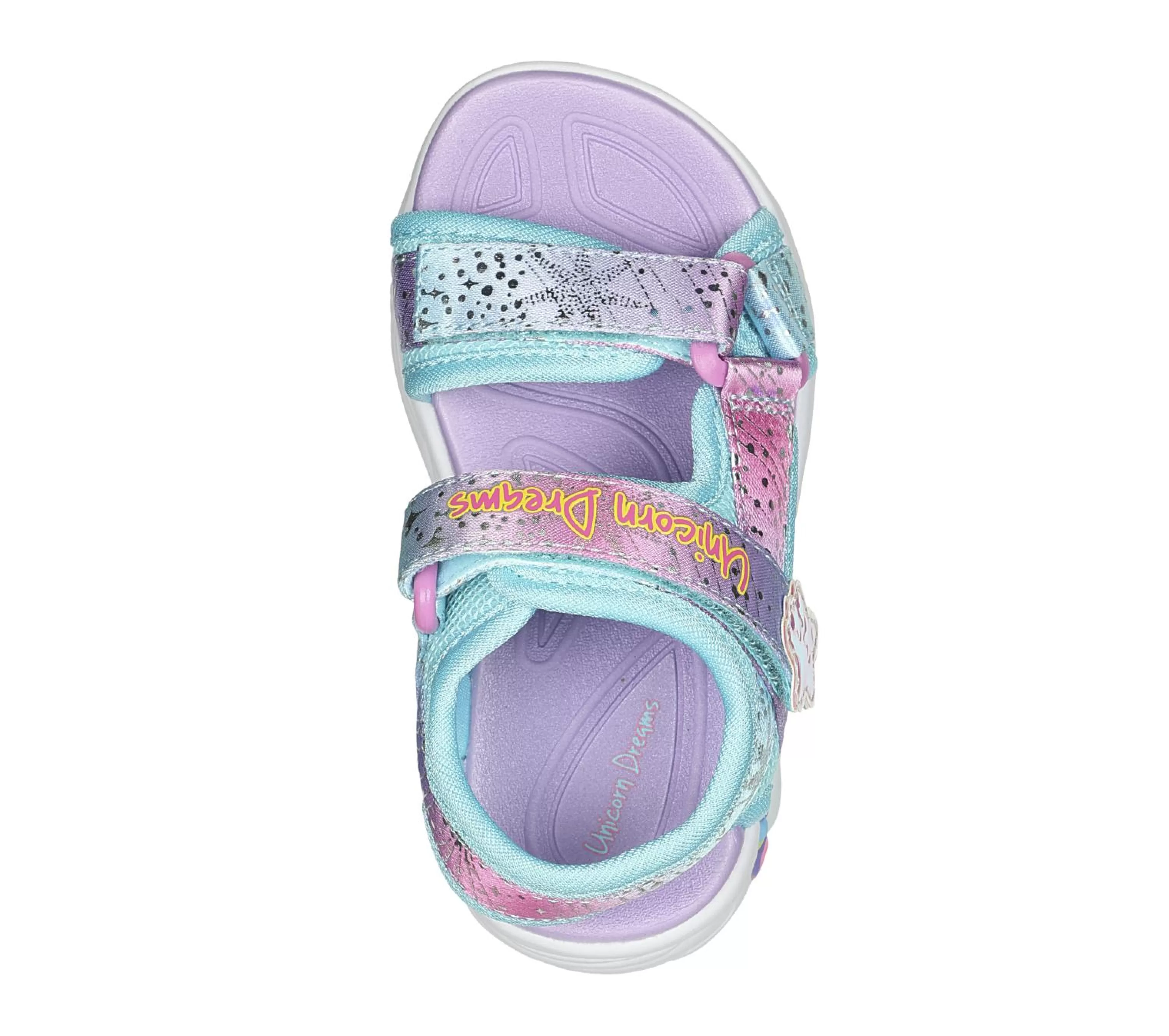 SKECHERS Lichtjes Schoenen | Sandalen^Unicorn Dreams - Majestic Bliss PURPER / MULTI