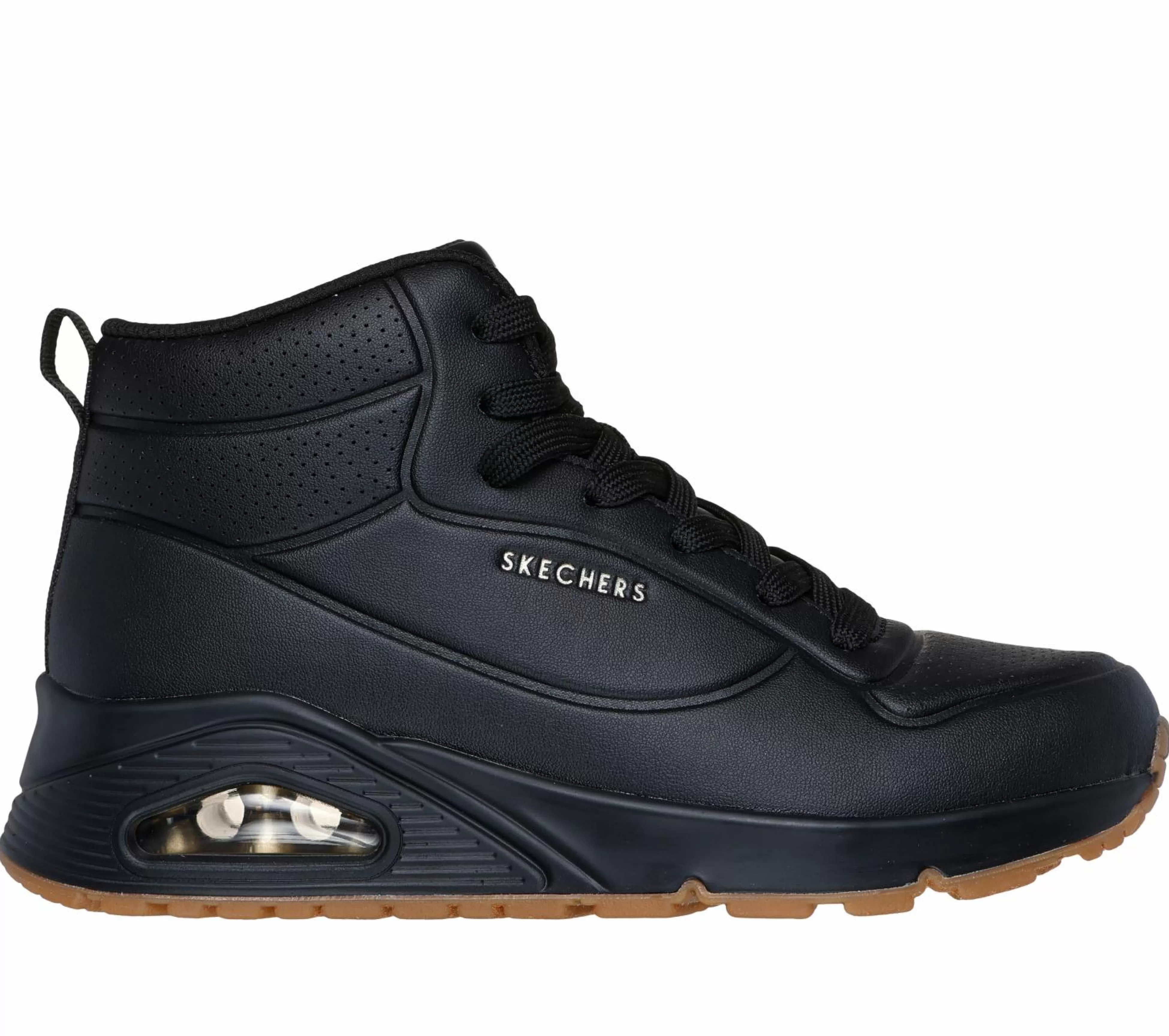 SKECHERS Veterschoenen^Uno - - Stand High ZWART