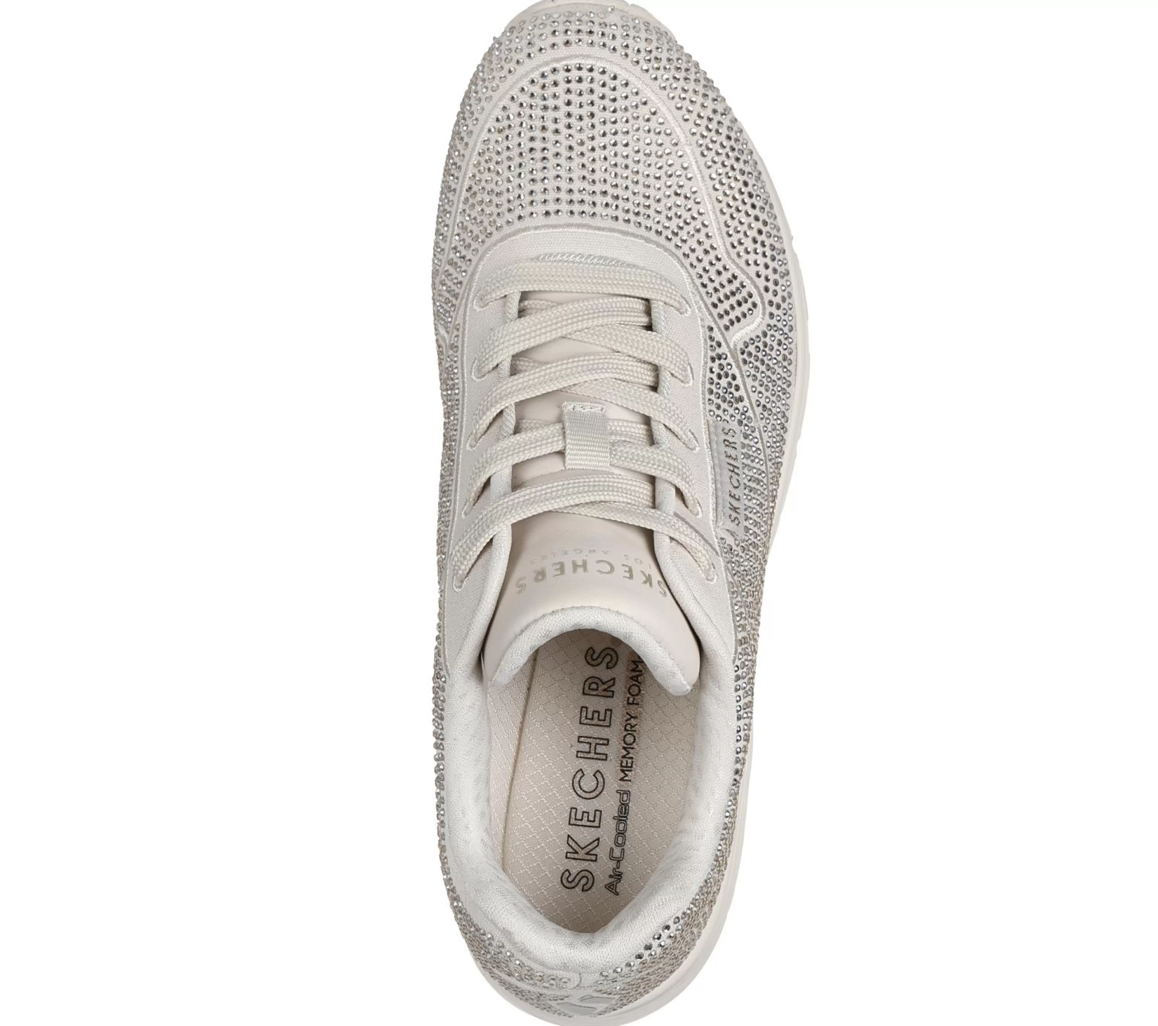 SKECHERS Veterschoenen | Casual Sneakers^Uno - Disco Rave TAUPE