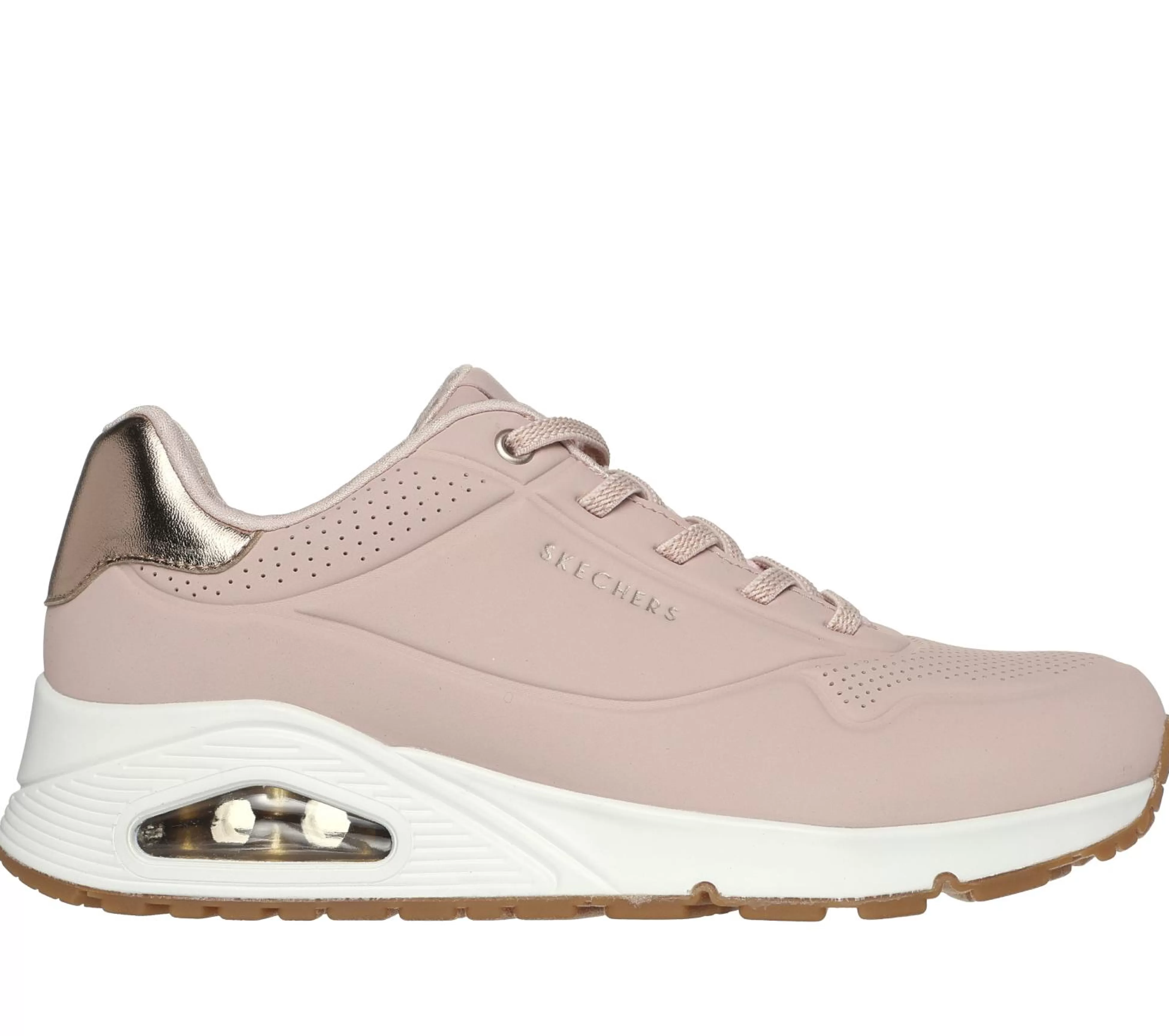 SKECHERS Veterschoenen | Casual Sneakers^Uno - Shimmer Away BLUSH ROZE