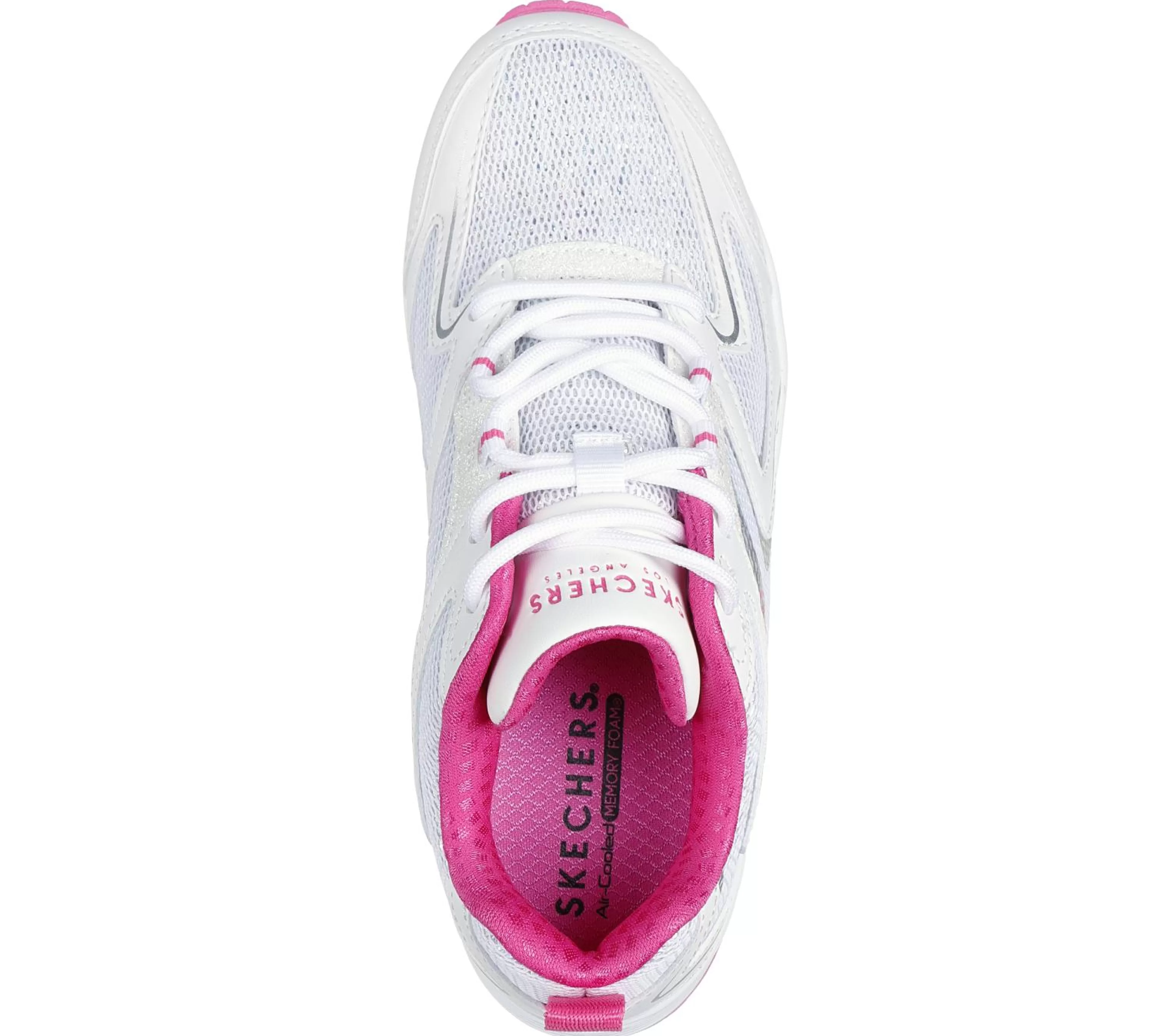 SKECHERS Veterschoenen | Sneakers^Uno - So Wavy WIT / ROZE