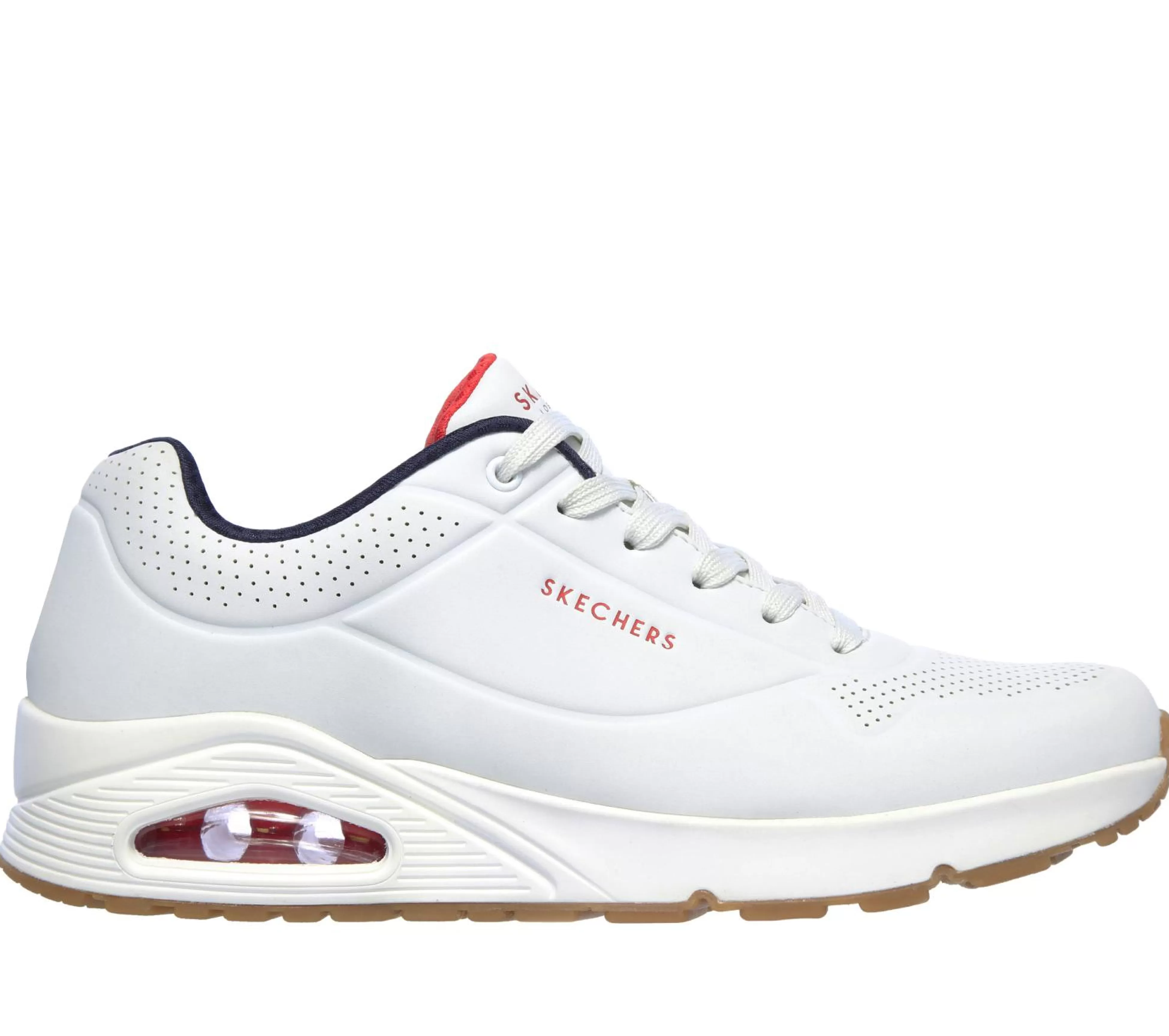 SKECHERS Casual Sneakers^Uno - Stand On Air WIT / MARINE