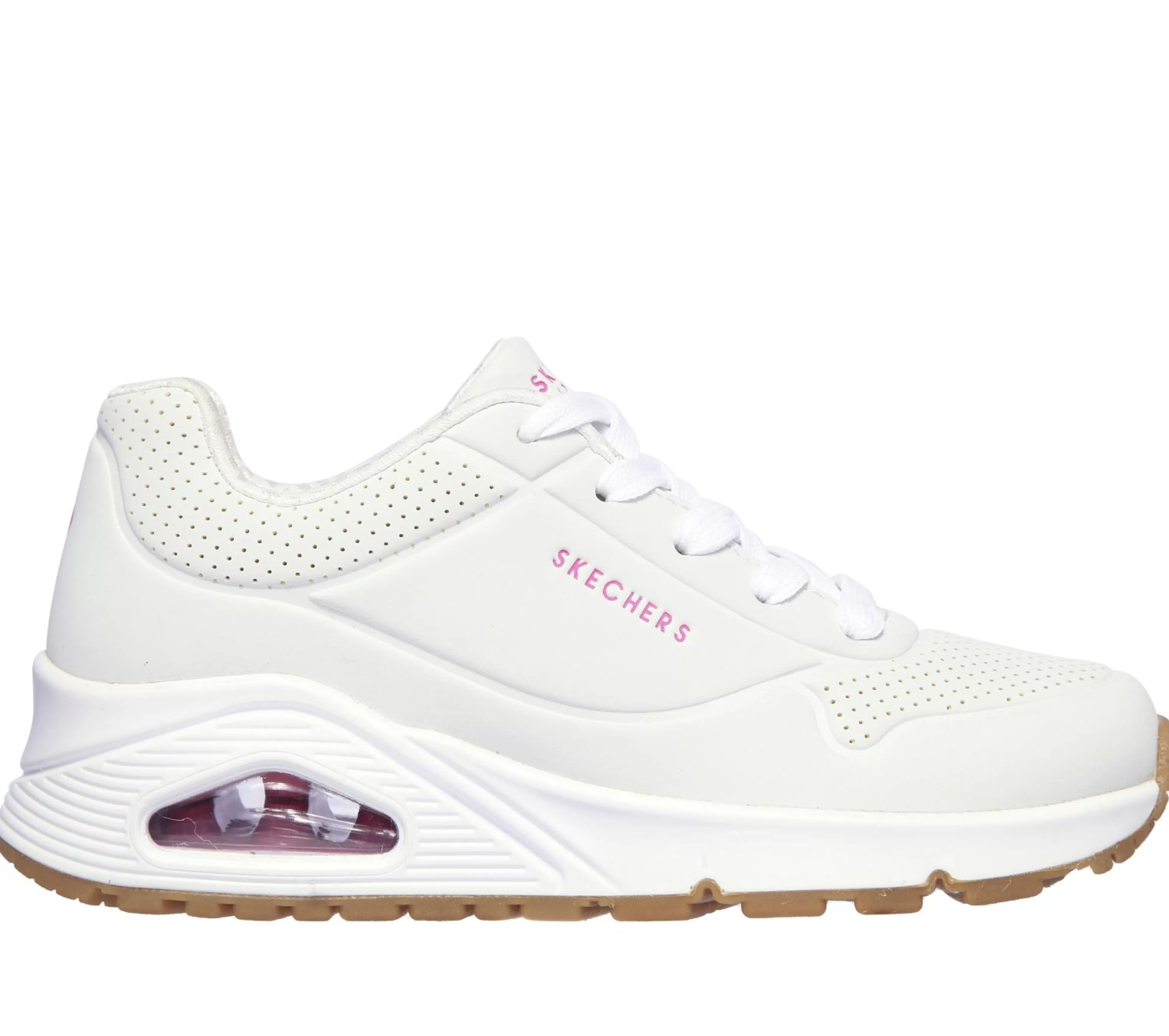 SKECHERS Veterschoenen | Sneakers^Uno - Stand On Air WIT / HEET ROZE