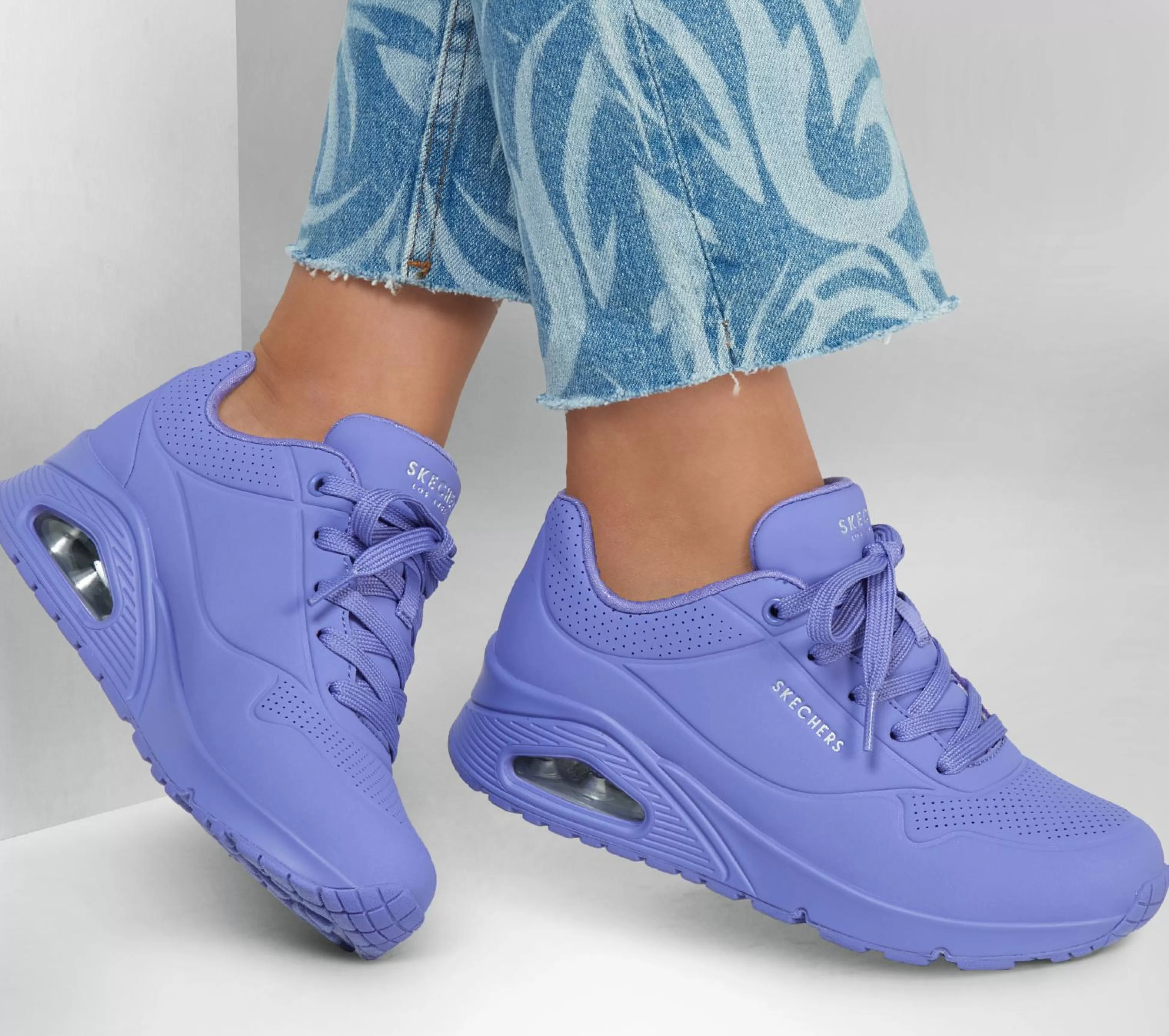 SKECHERS Veterschoenen | Casual Sneakers^Uno - Stand On Air LILA