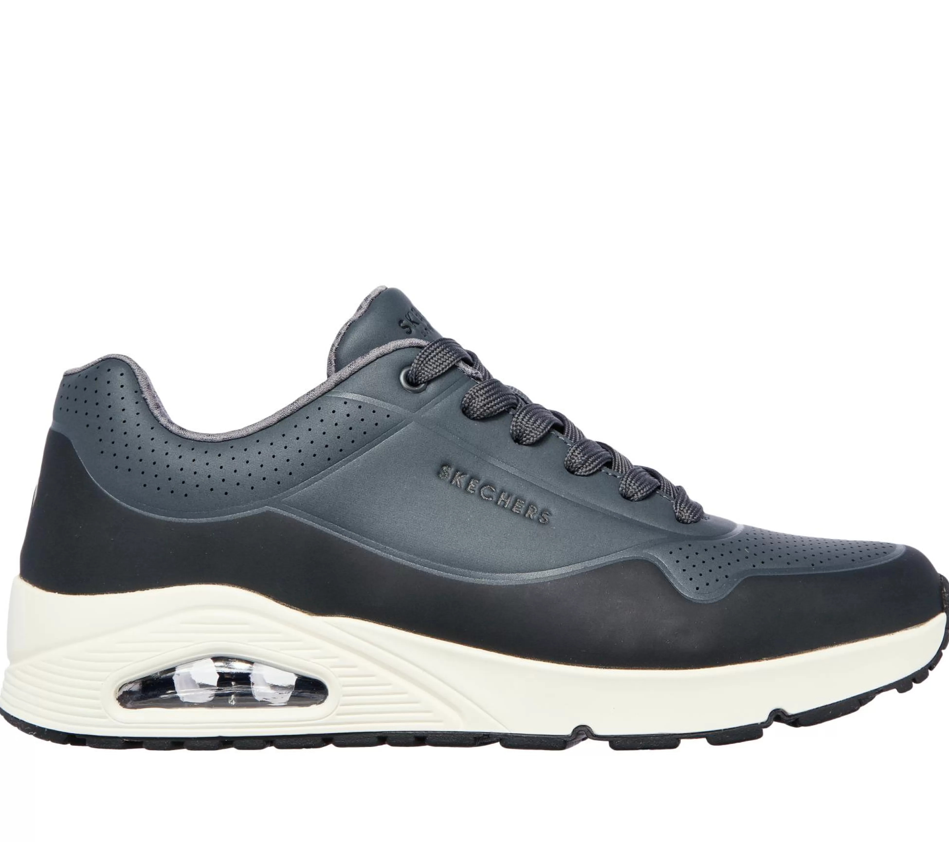 SKECHERS Casual Sneakers^Uno - Timeline GRIJS / ZWART