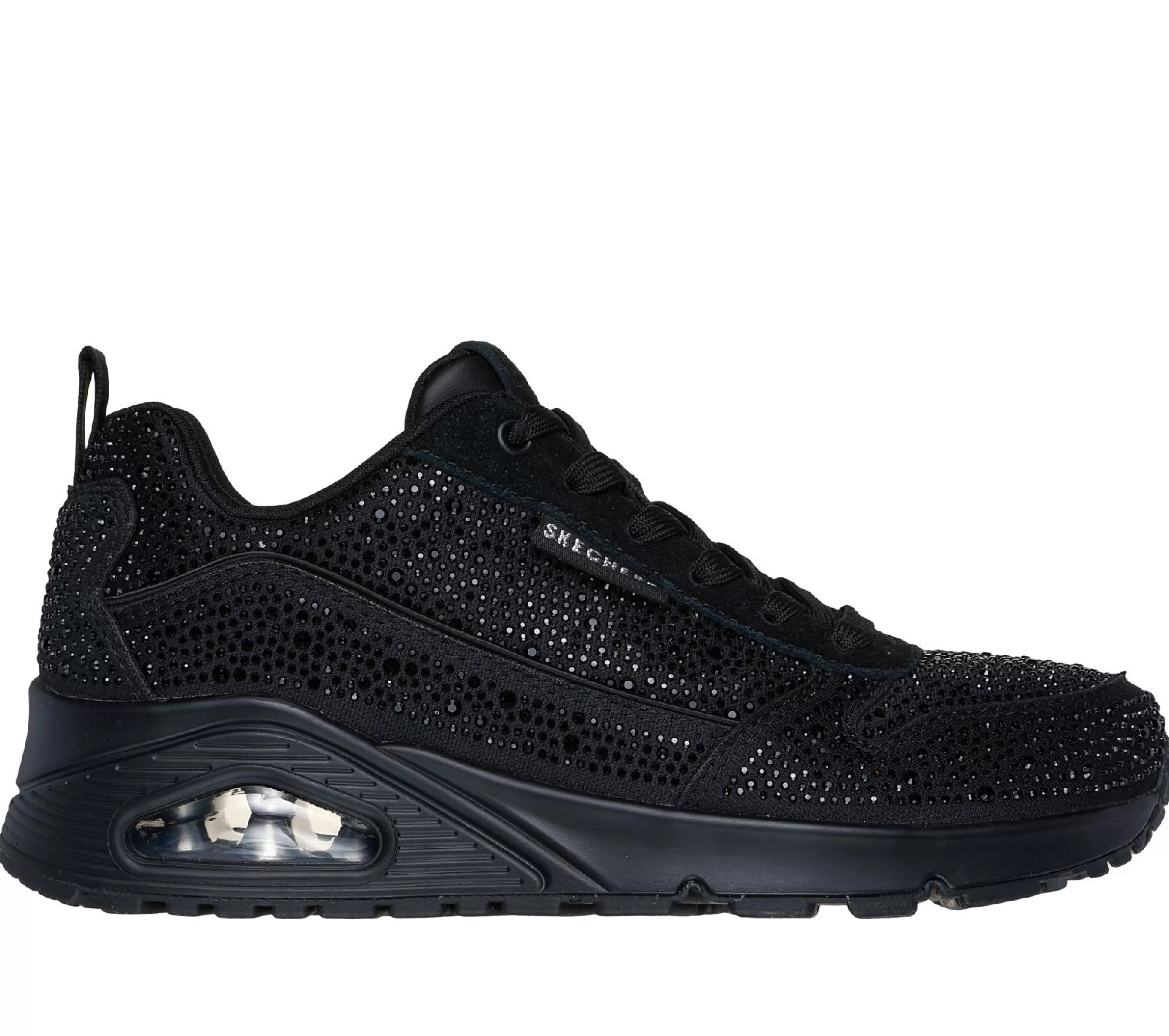 SKECHERS Veterschoenen | Casual Sneakers^Uno - World Of Gems ZWART