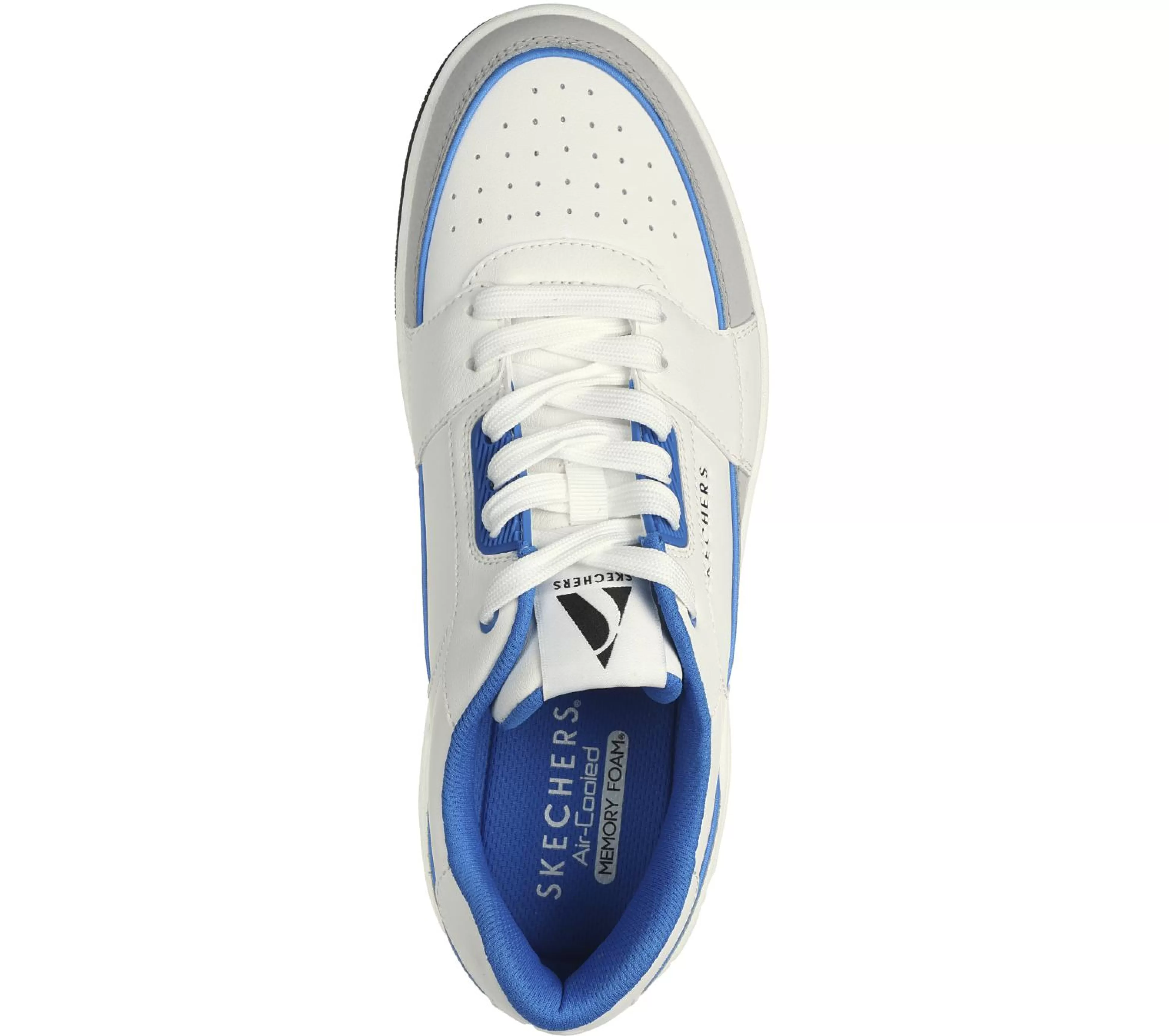 SKECHERS Veterschoenen | Casual Sneakers^Uno Court - Low-Post WIT / BLAUW