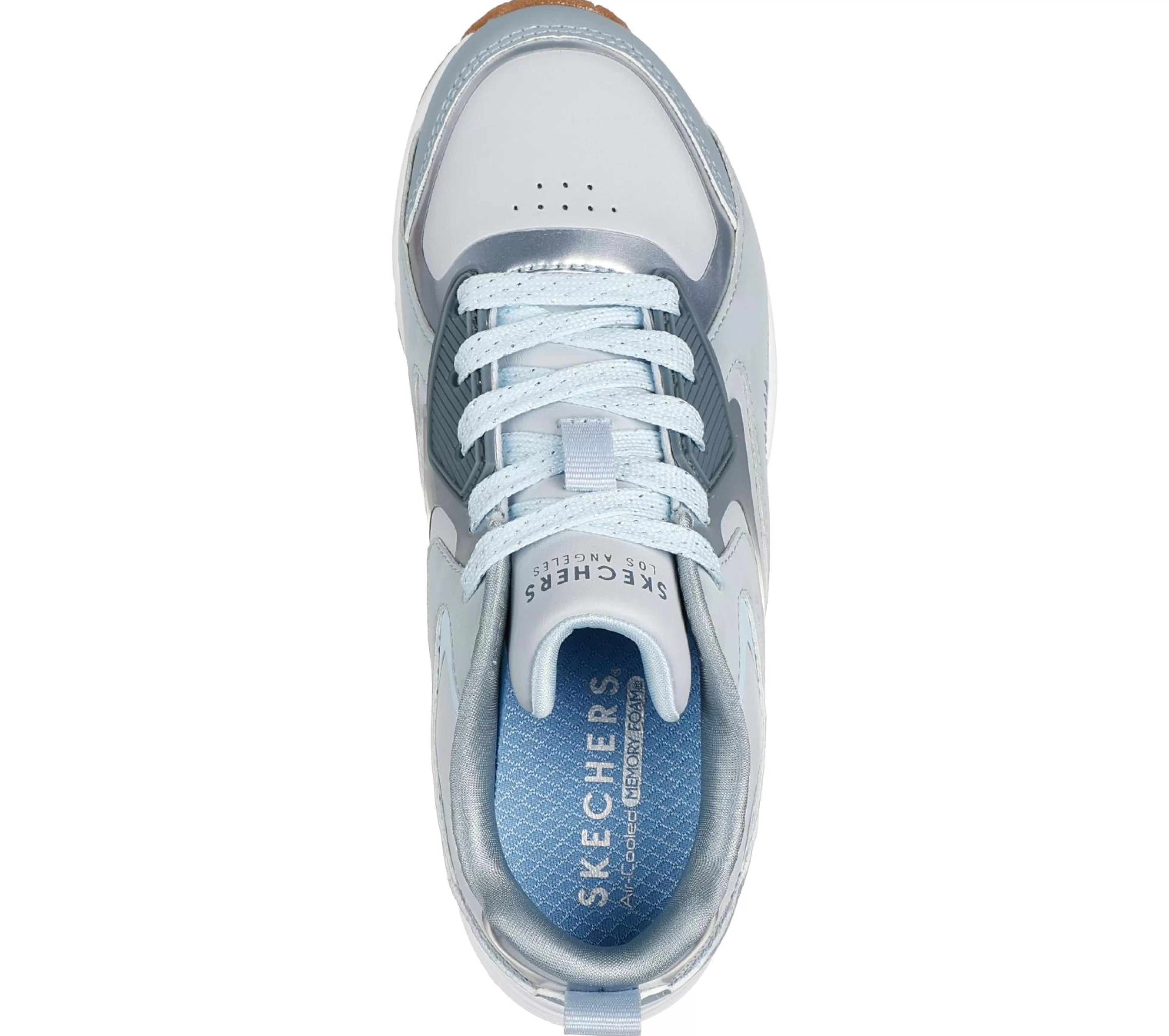 SKECHERS Veterschoenen | Sneakers^Uno Gen1 - Color Surge GRIJS / LICHT BLAUW