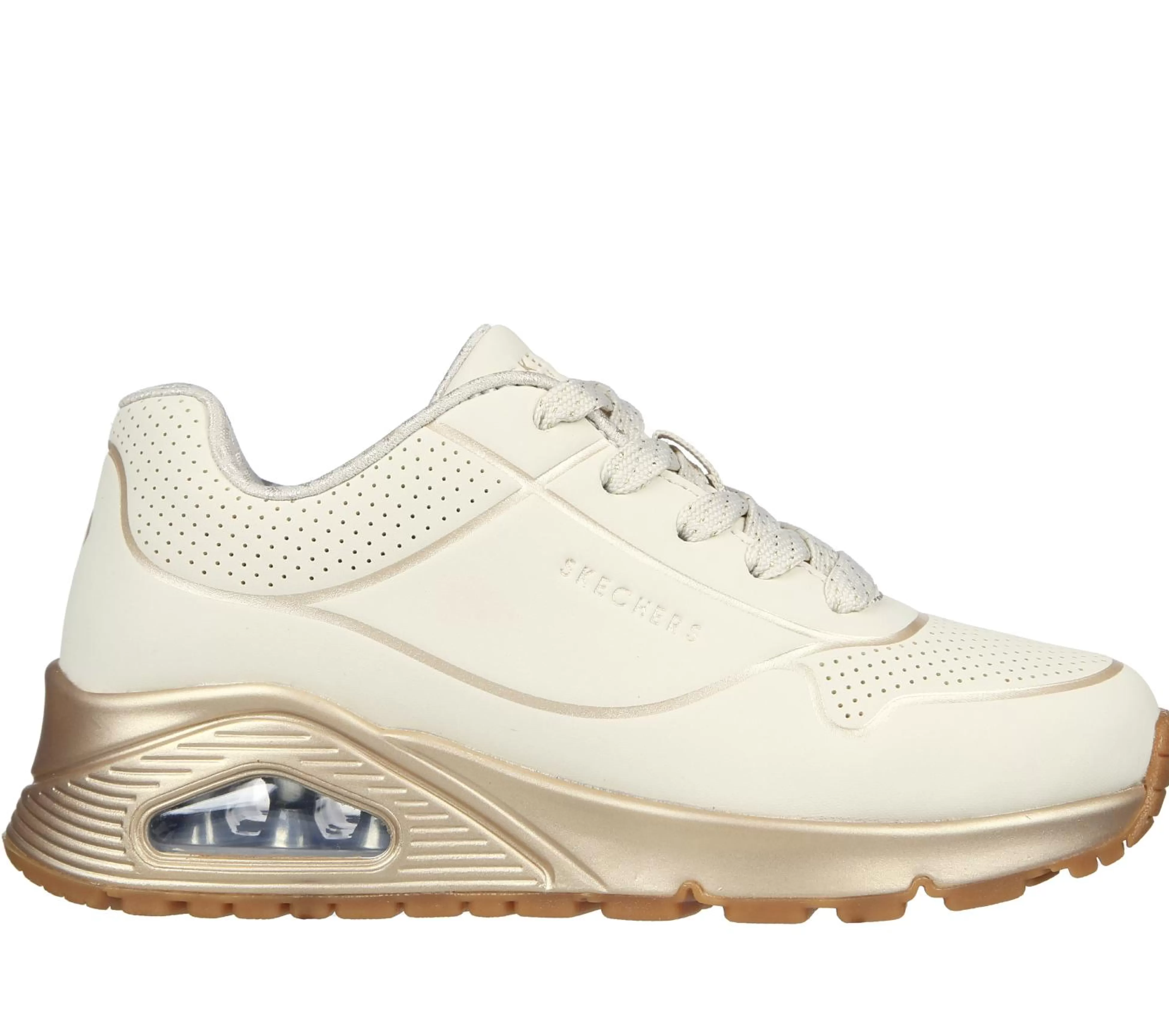 SKECHERS Veterschoenen | Sneakers^Uno Gen1 - Cool Heels NATUURLIJK