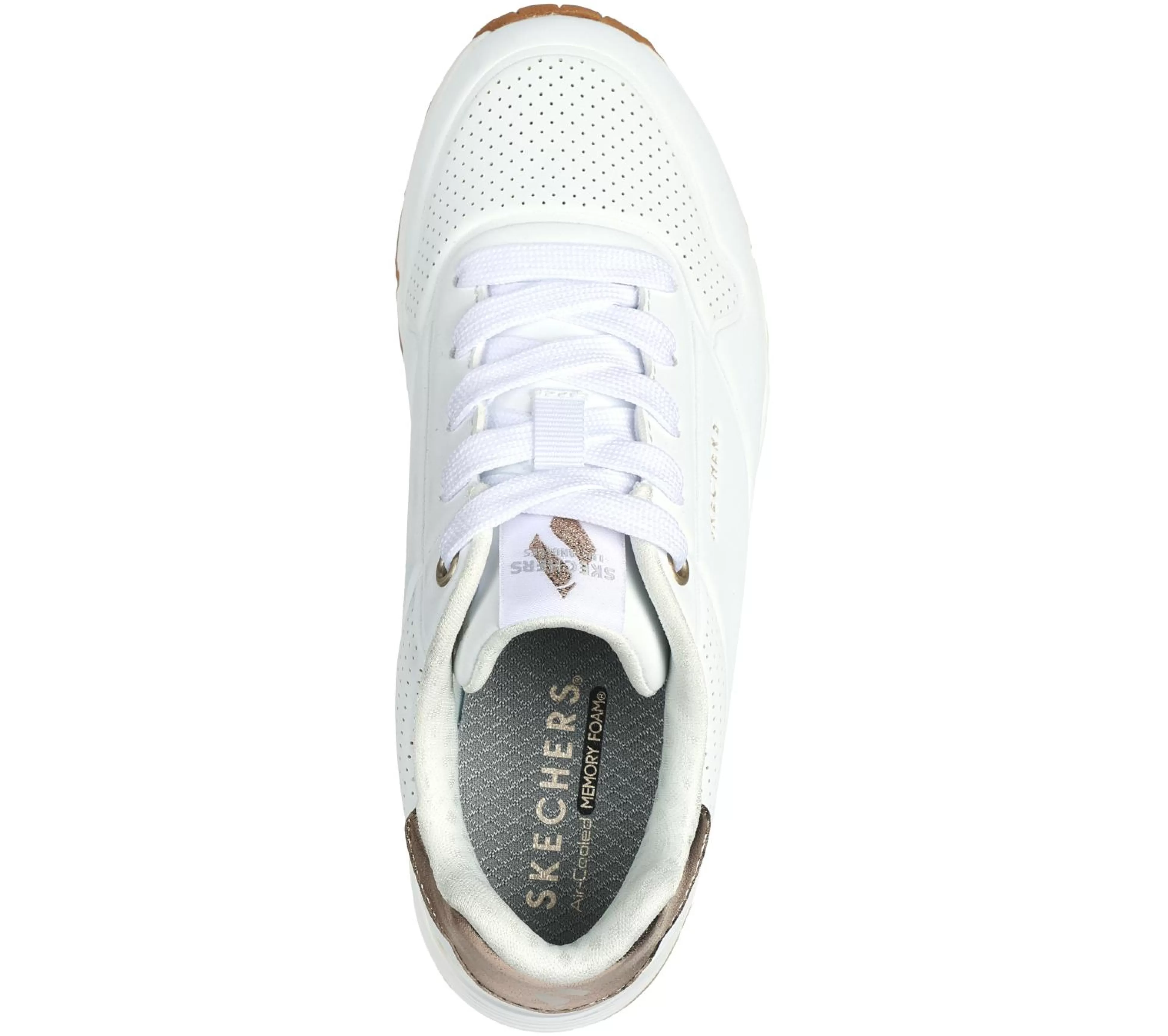 SKECHERS Veterschoenen | Sneakers^Uno Gen1 - Shimmer Away WIT