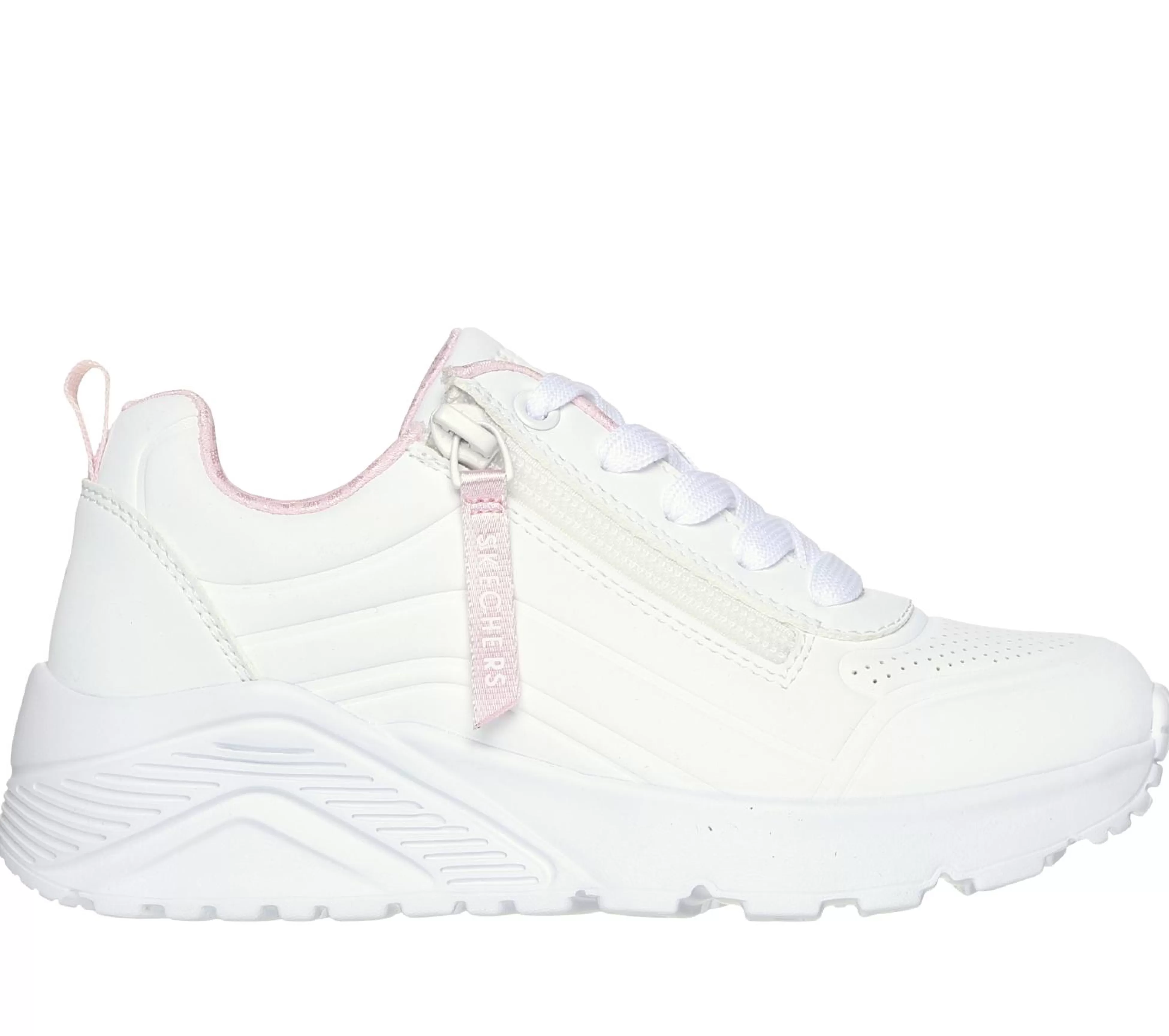 SKECHERS Veterschoenen | Sneakers^Uno Lite - Easy Zip WIT