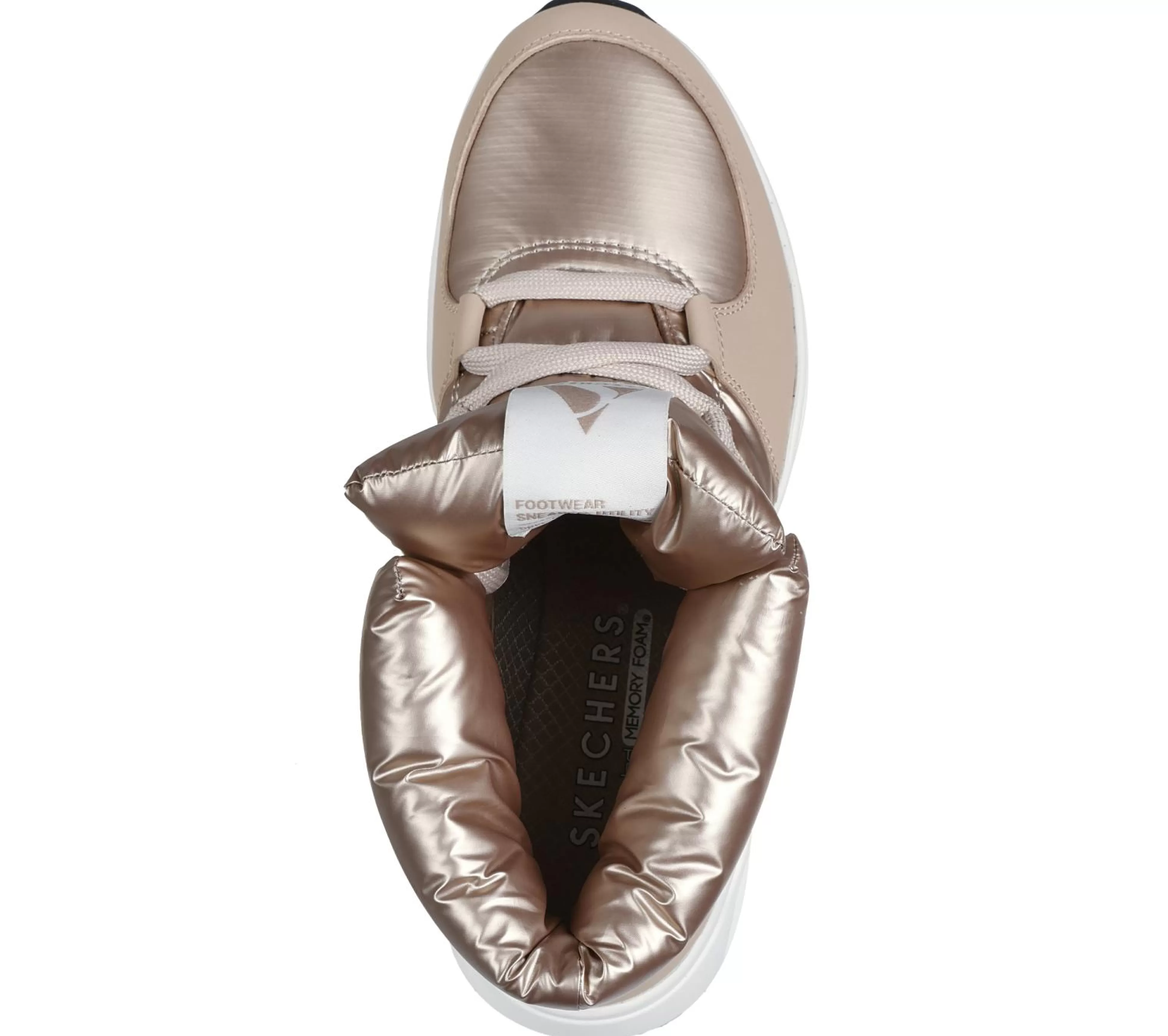 SKECHERS Veterschoenen | Boots^Uno Peaks - Moon Puffz CHAMPAGNE