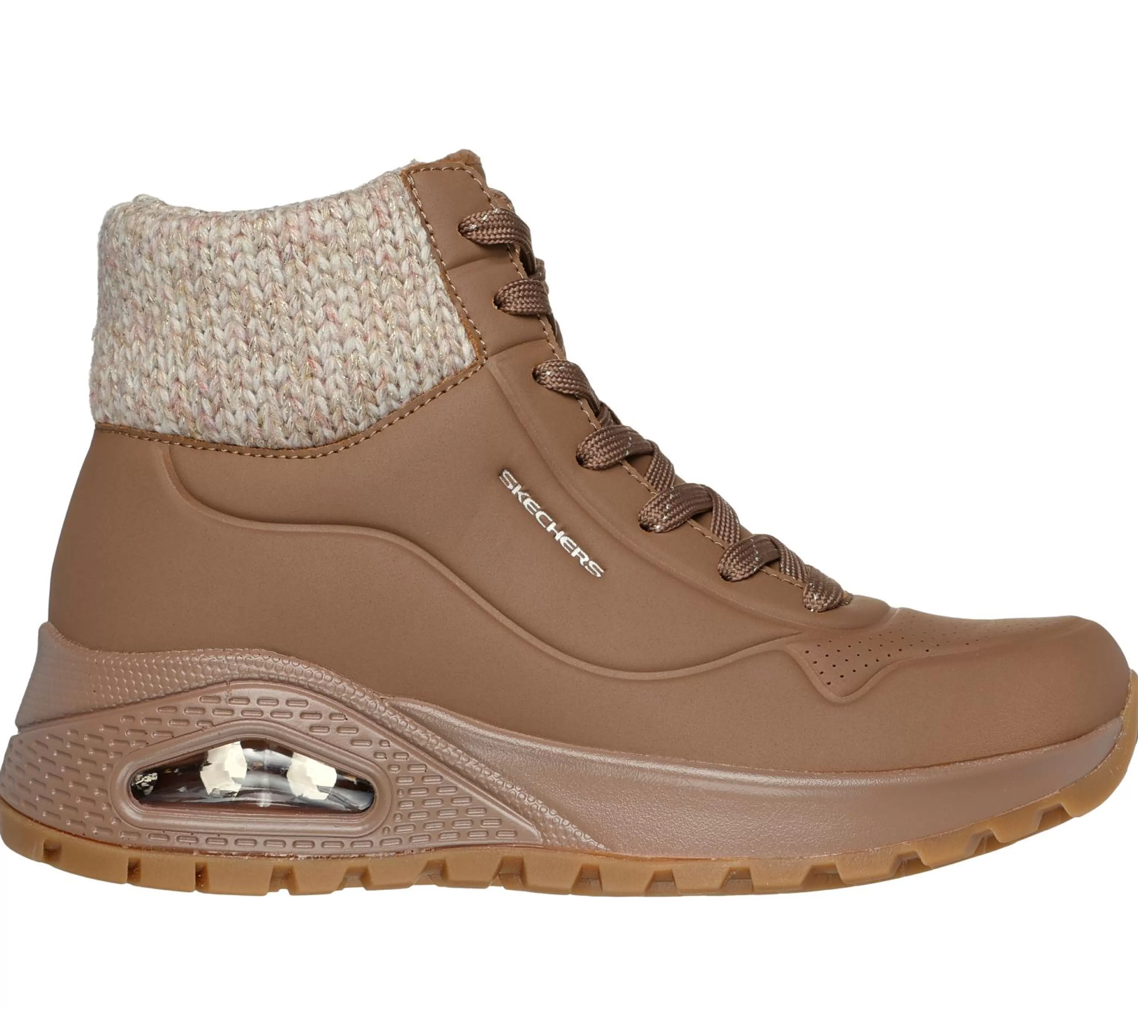 SKECHERS Veterschoenen | Boots^Uno Rugged - Darling Days MOKKA