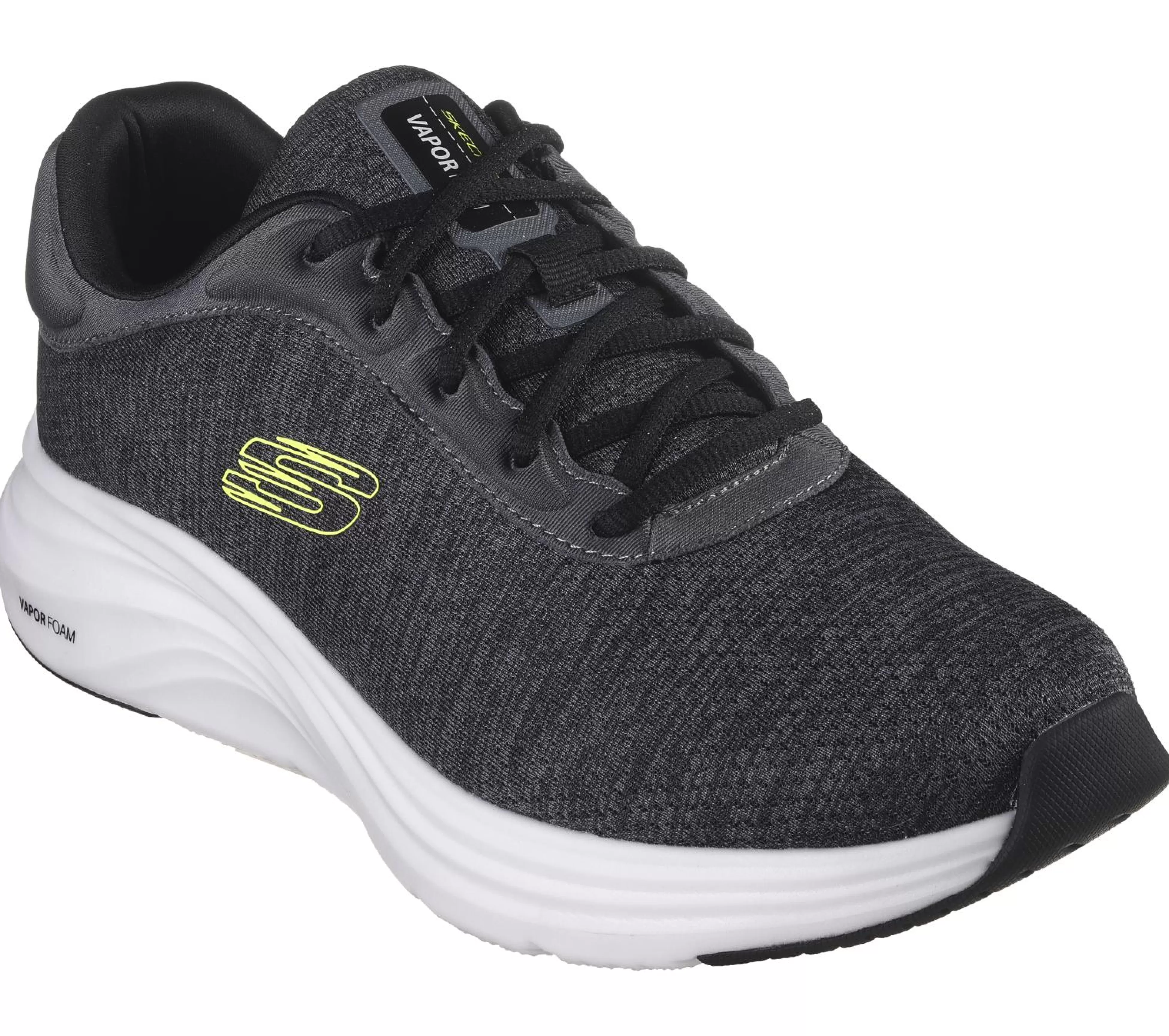 SKECHERS Veterschoenen | Sportieve Sneakers^Vapor Foam - Pursual ZWART / LIMOEN