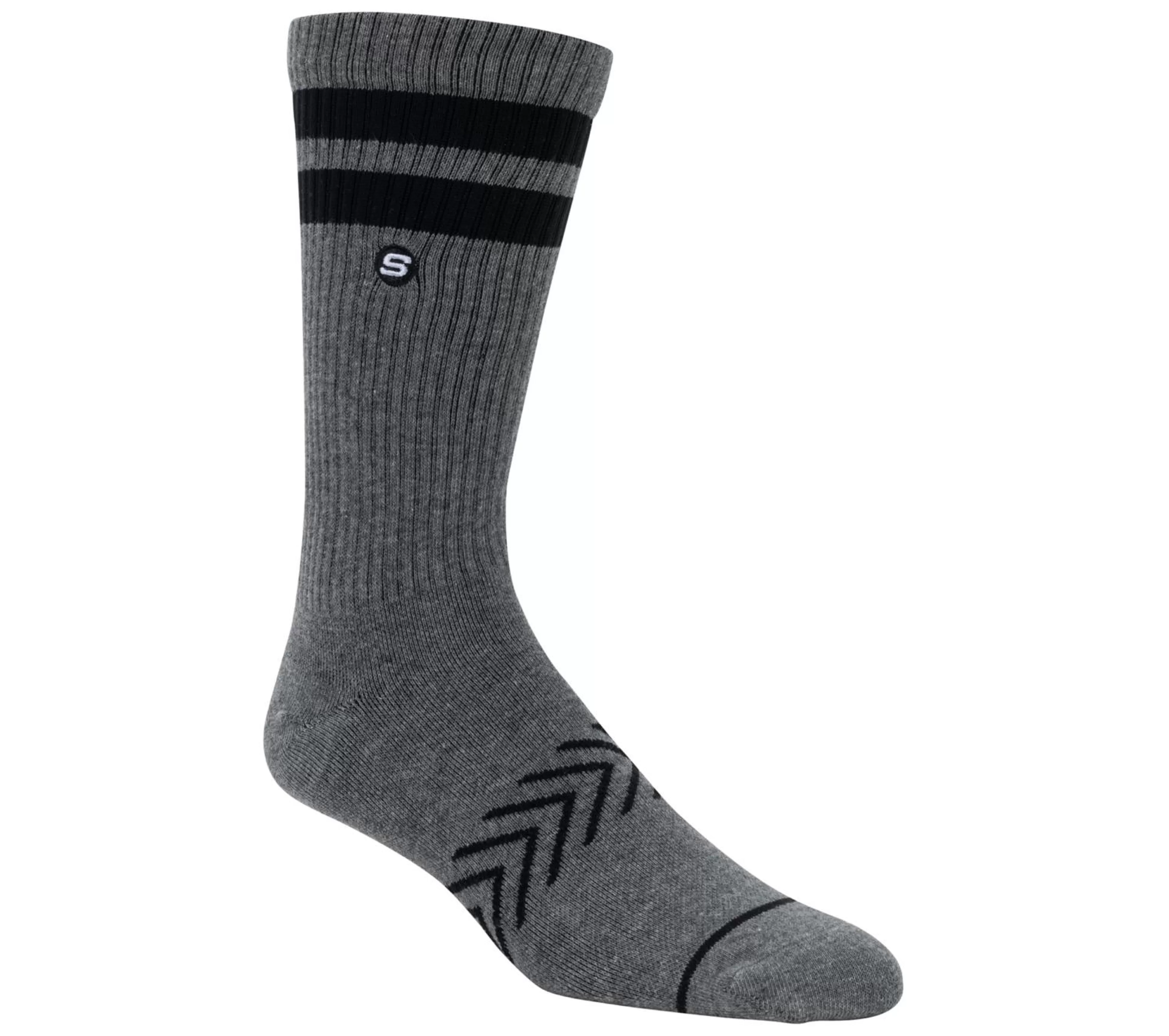 SKECHERS Sokken | Accessoires^Varsity Crew Socks - 1 Pair GRIJS