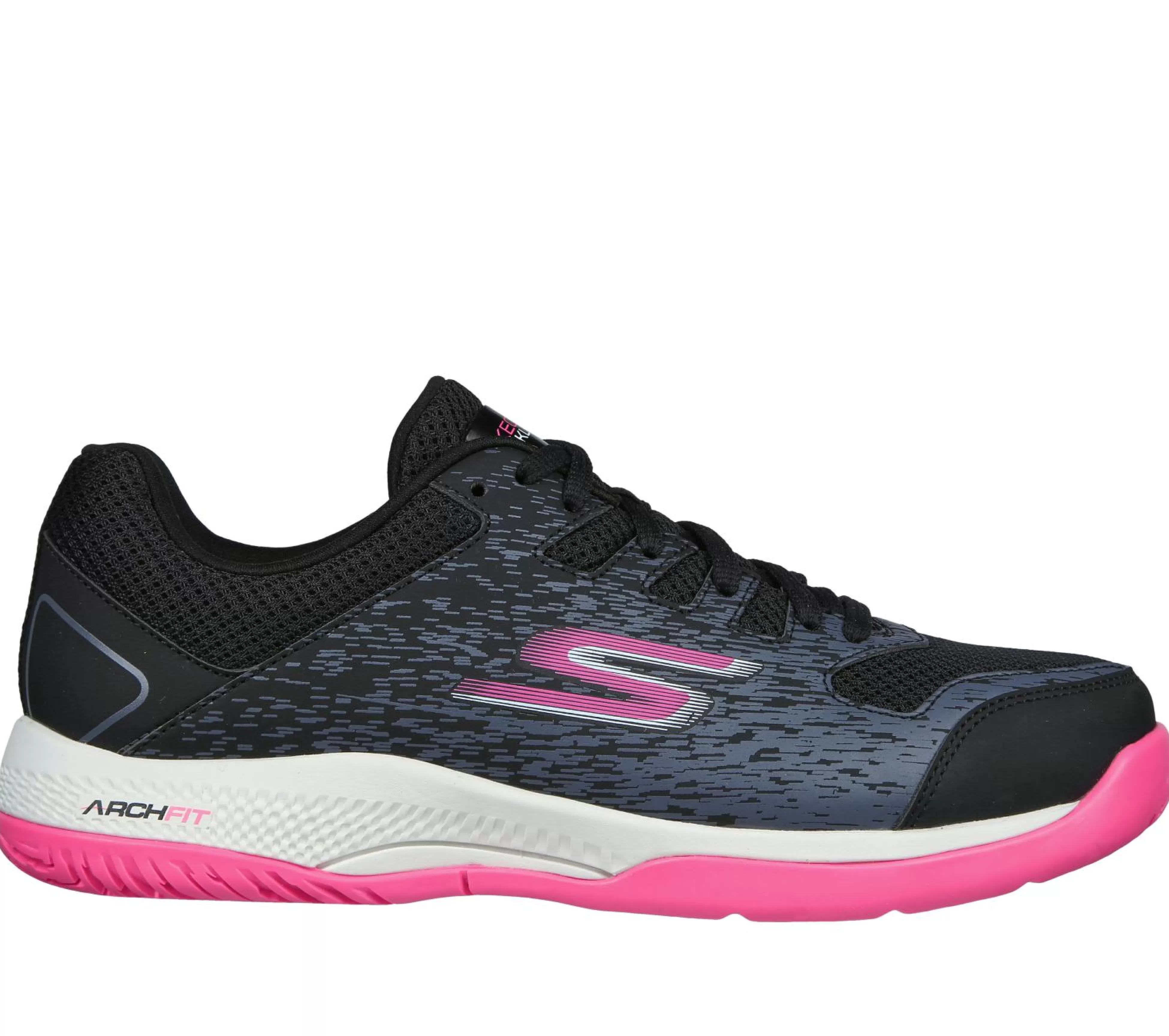 SKECHERS Veterschoenen | Sportieve Sneakers^Viper Court - Pickleball ZWART / ROZE