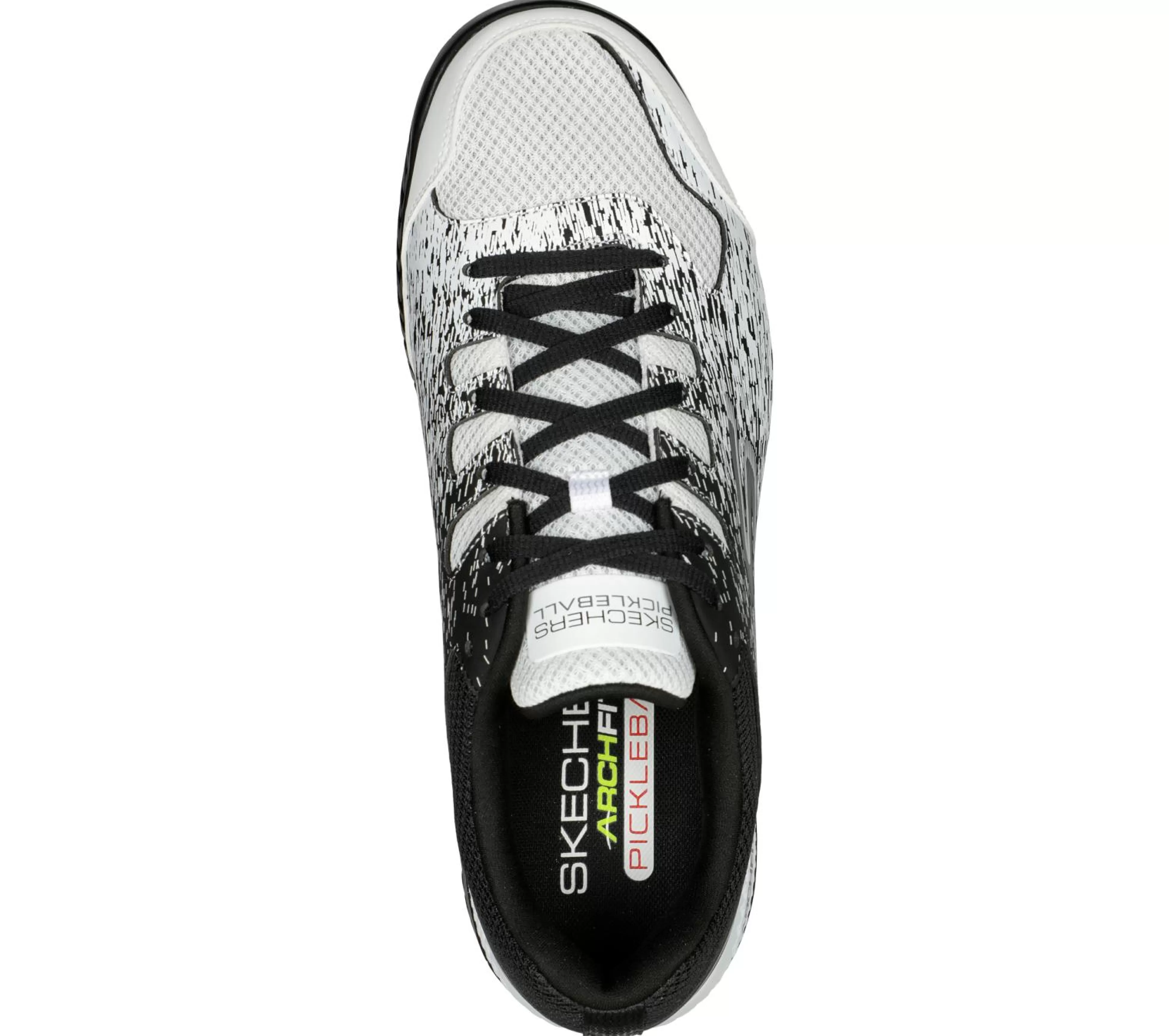 SKECHERS Sportieve Sneakers^Viper Court - Pickleball WIT / ZWART