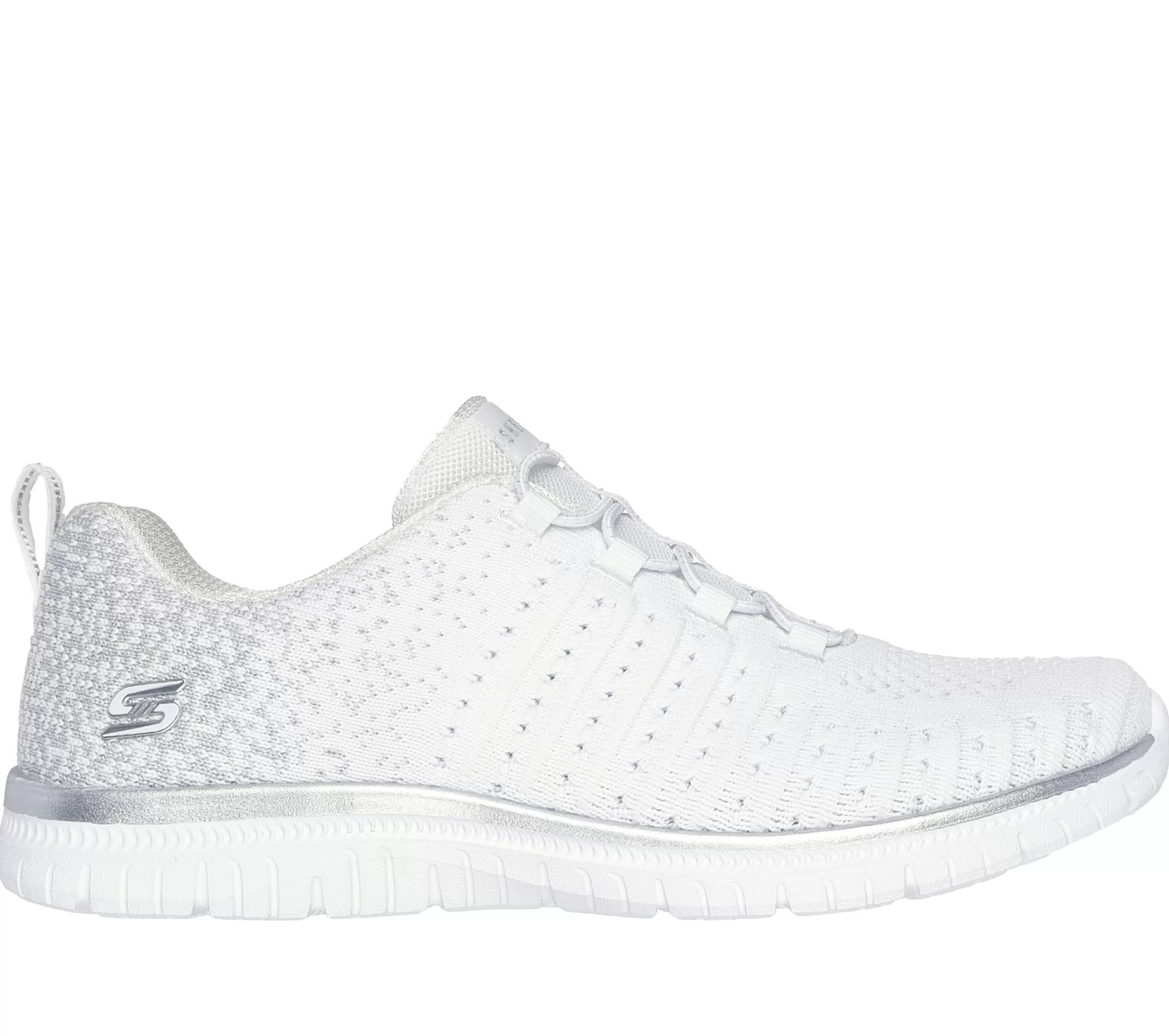 SKECHERS Instappers | Sportieve Sneakers^Virtue - Lucent WIT / ZILVER