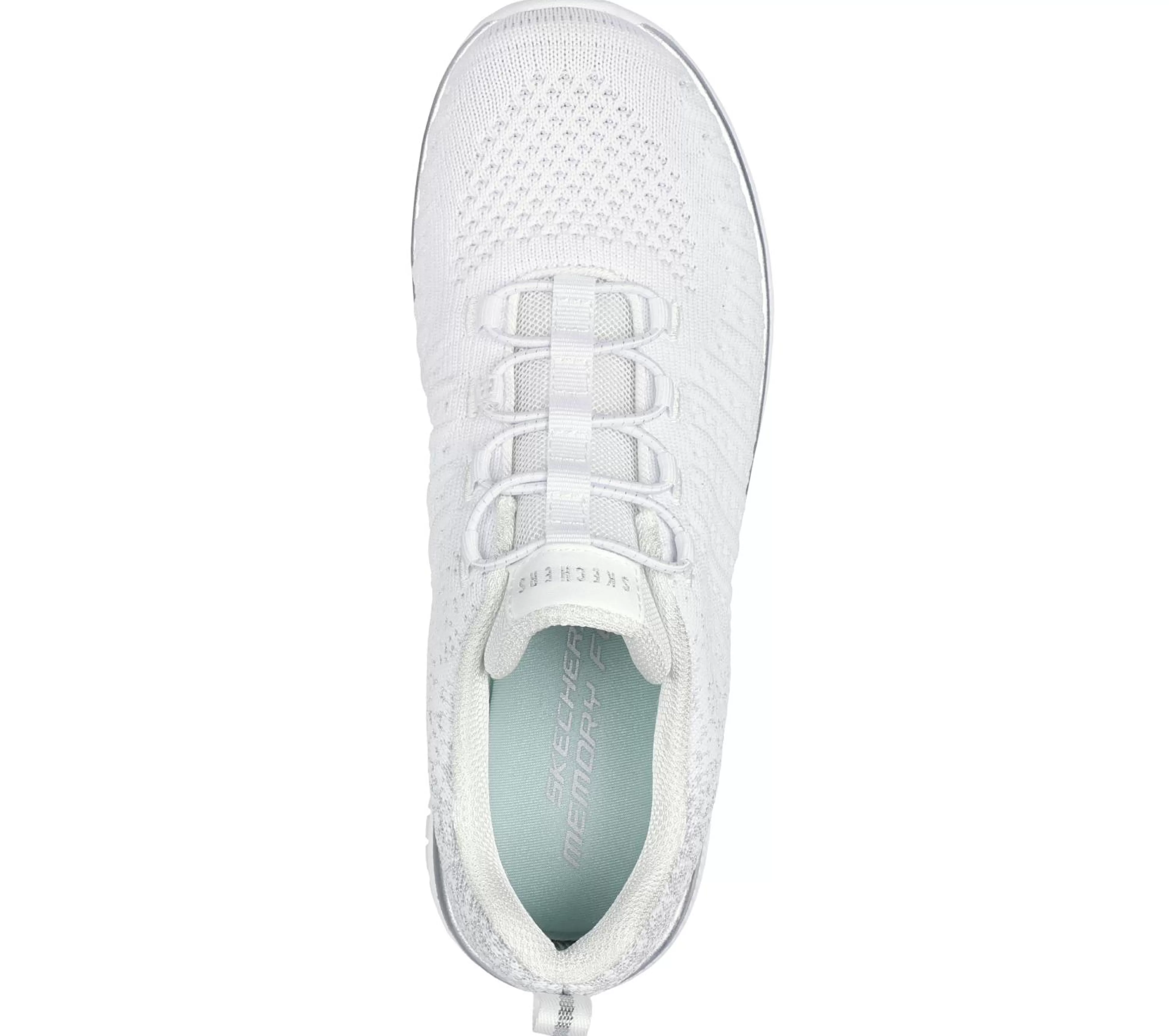 SKECHERS Instappers | Sportieve Sneakers^Virtue - Lucent WIT / ZILVER