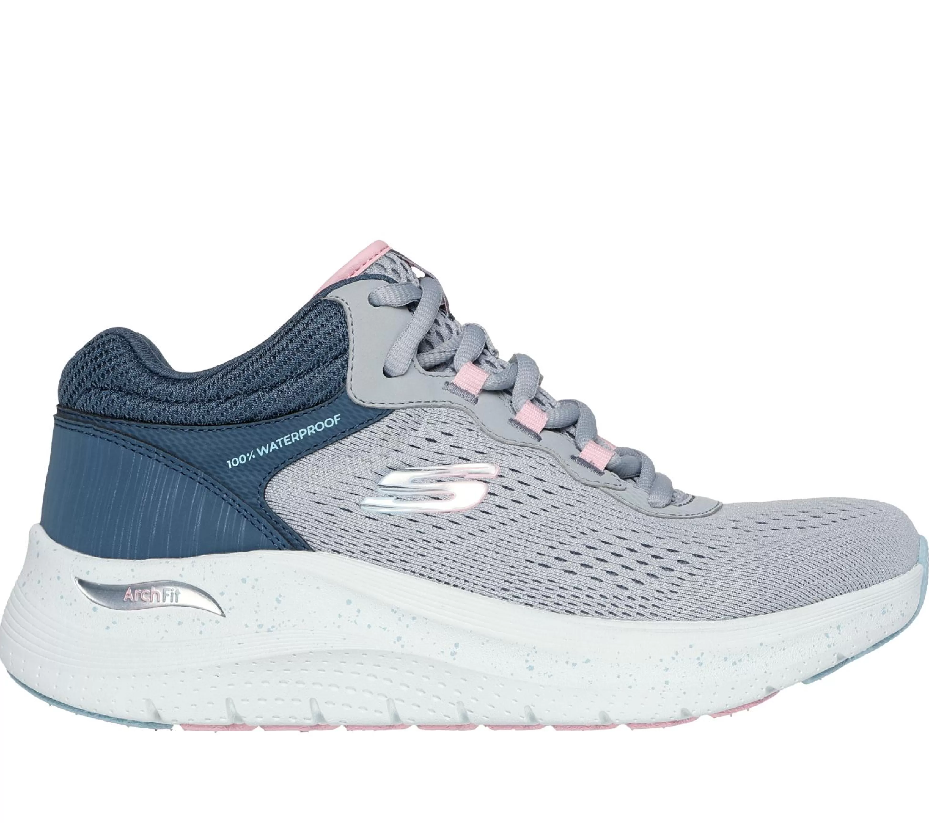 SKECHERS Veterschoenen | Sportieve Sneakers^Waterproof: Arch Fit 2.0 - Rainy Days GRIJS / MULTI