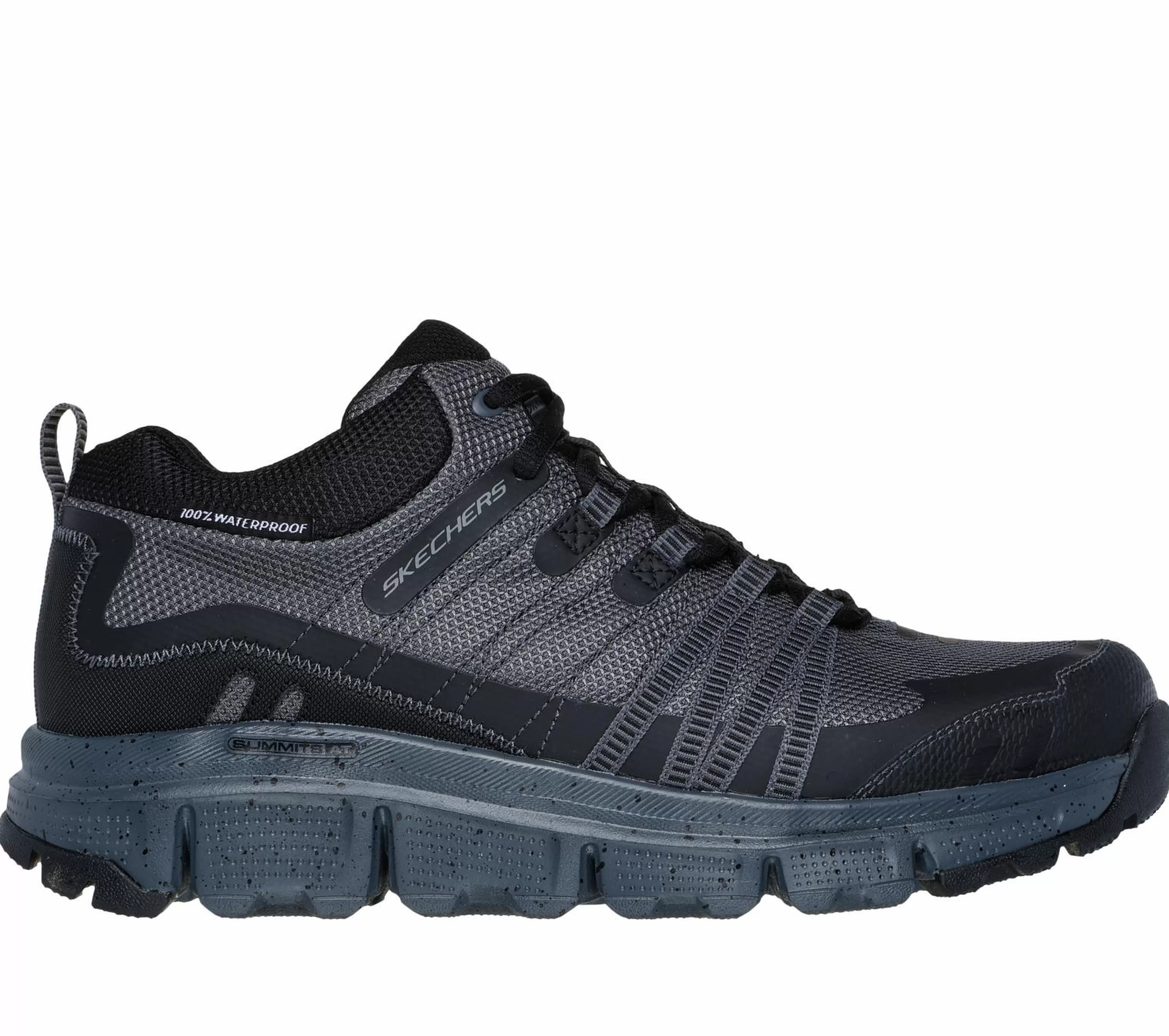 SKECHERS Veterschoenen | Sportieve Sneakers^Waterproof: Summits AT - Canobie HOUTSKOOL / ZWART