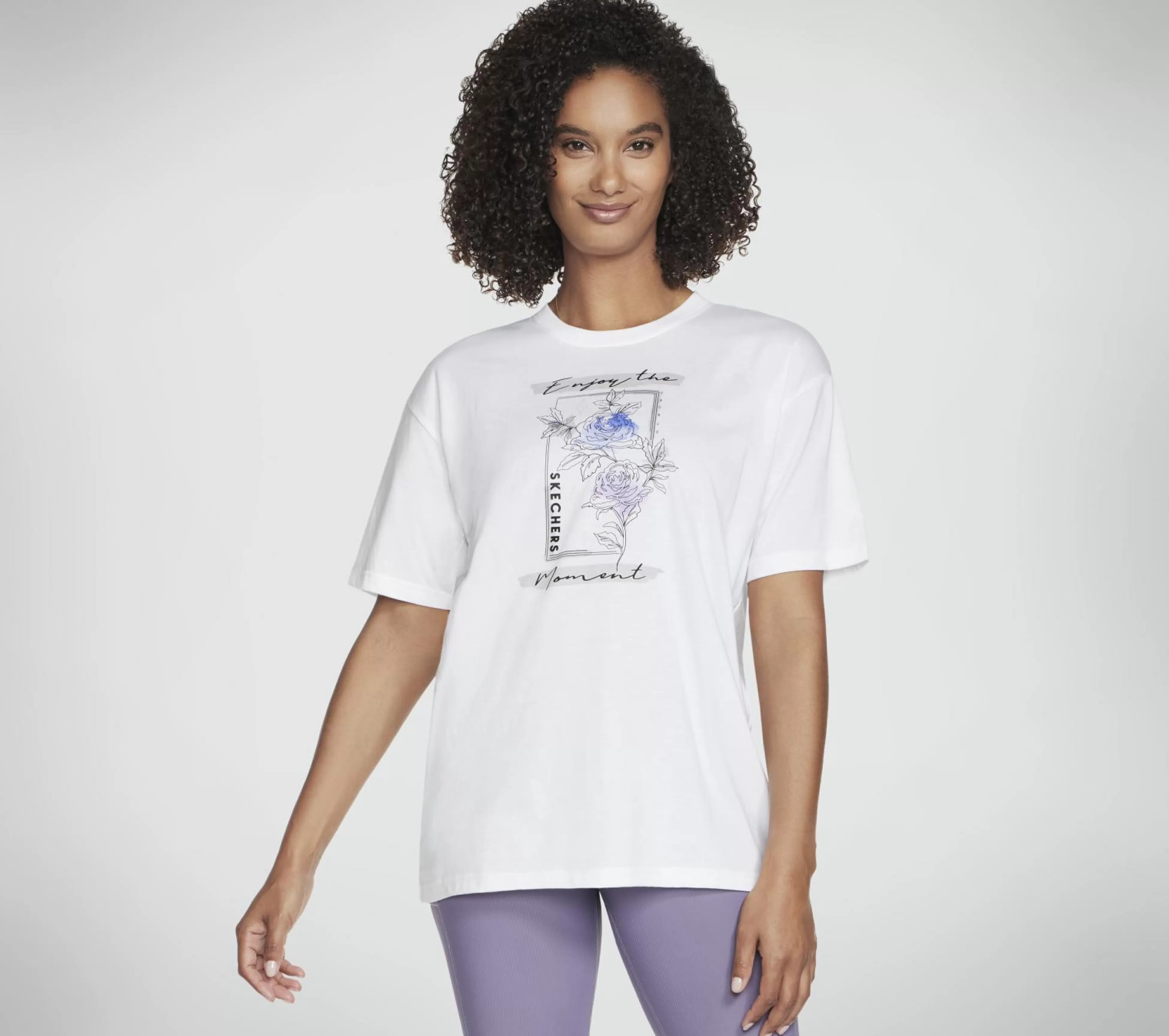 SKECHERS Tops | Tops^Winter Blooms Everybody Tee WIT