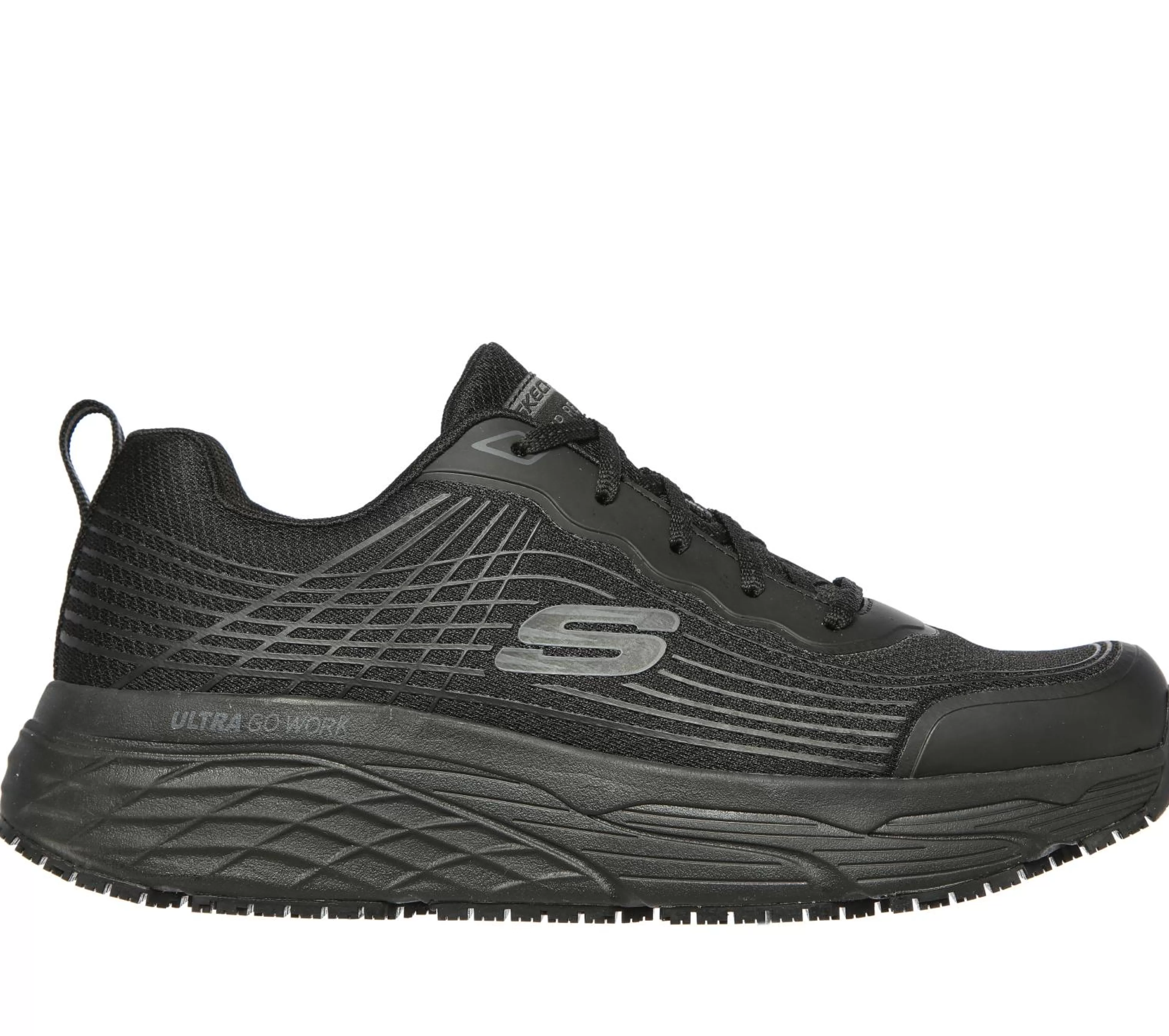 SKECHERS Work^Work: Max Cushioning Elite SR - Rytas ZWART