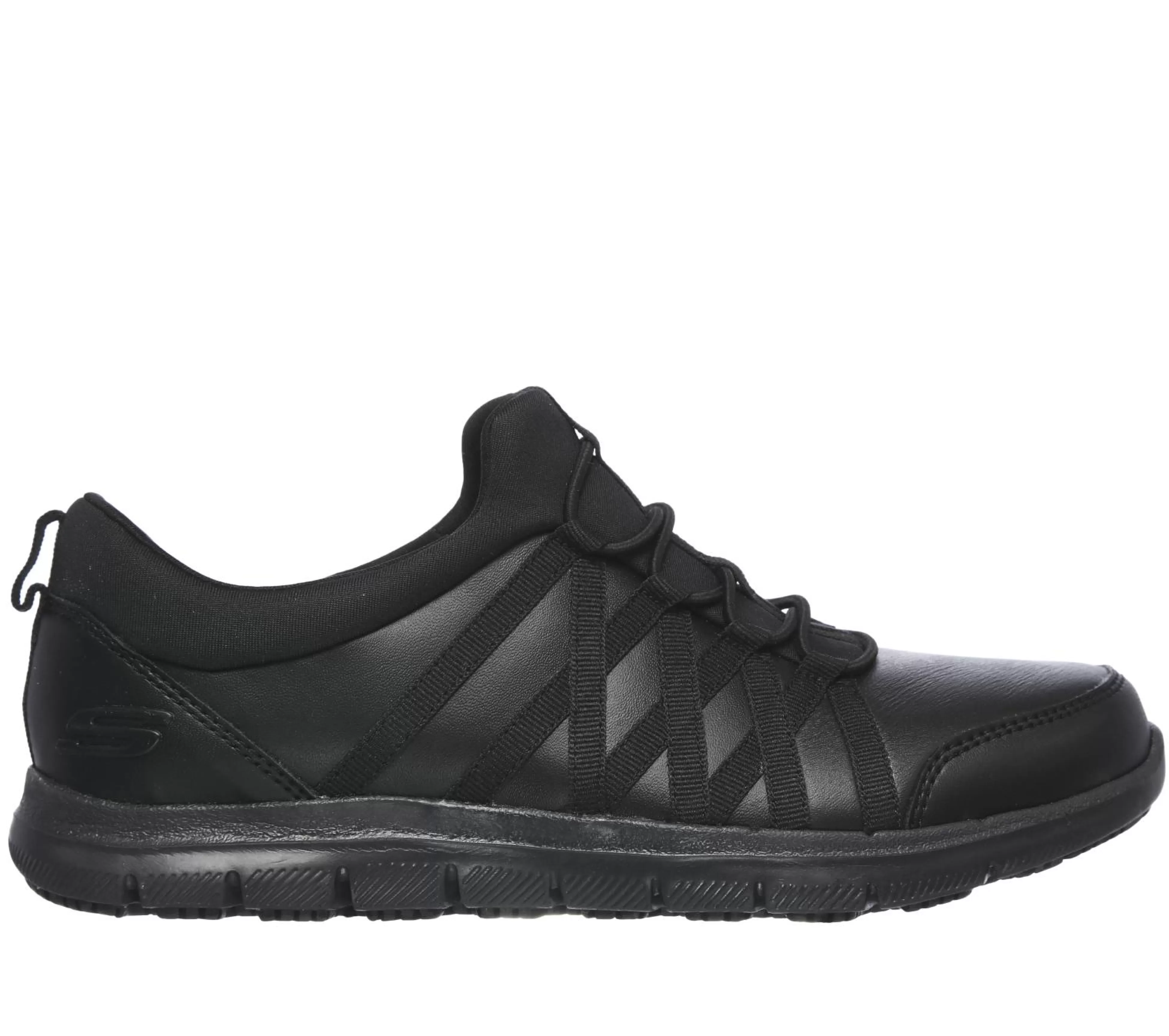 SKECHERS Work^Work Relaxed Fit: Ghenter - Dagsby SR ZWART