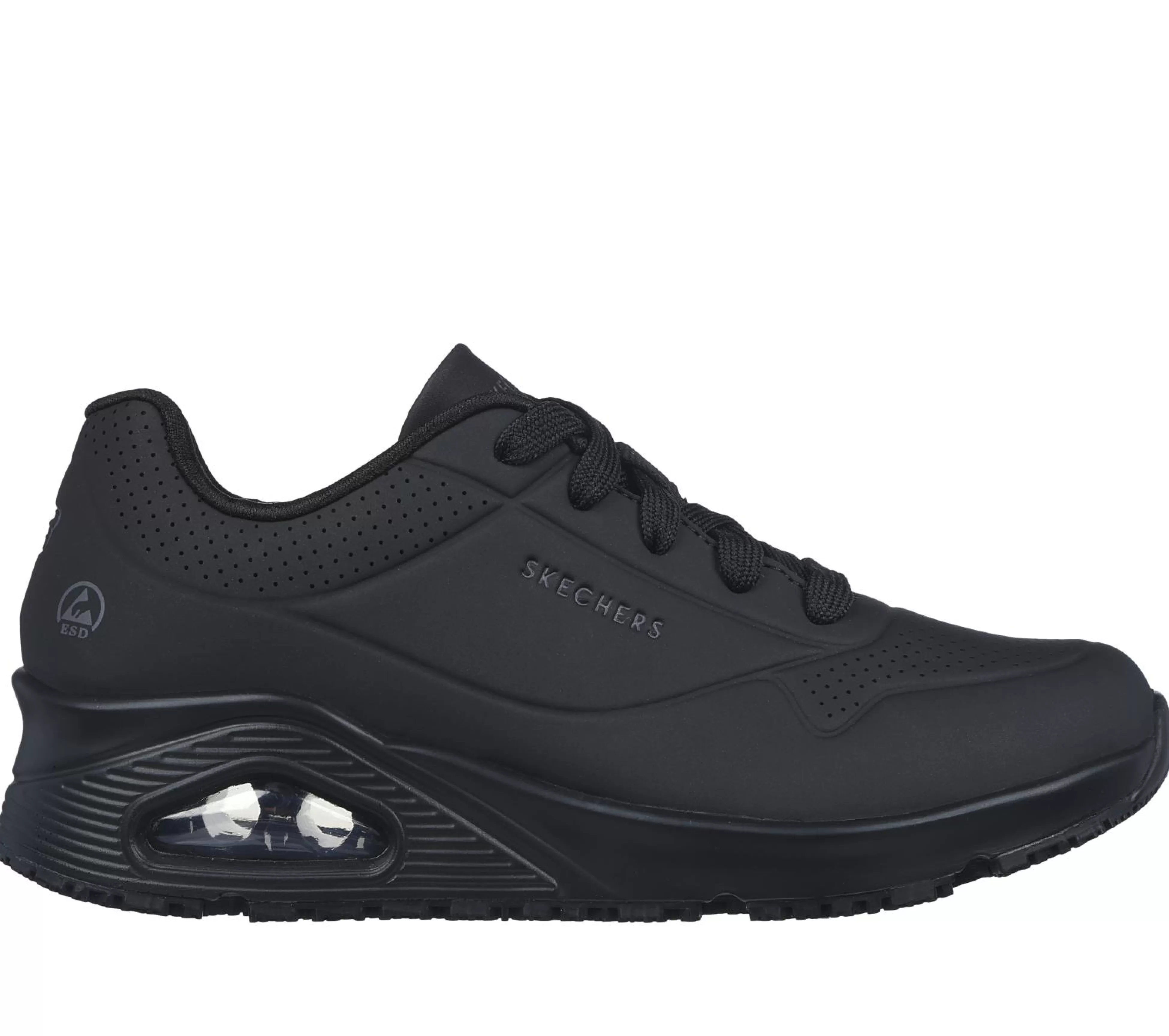 SKECHERS Work | Veterschoenen^Work: Uno SR ZWART