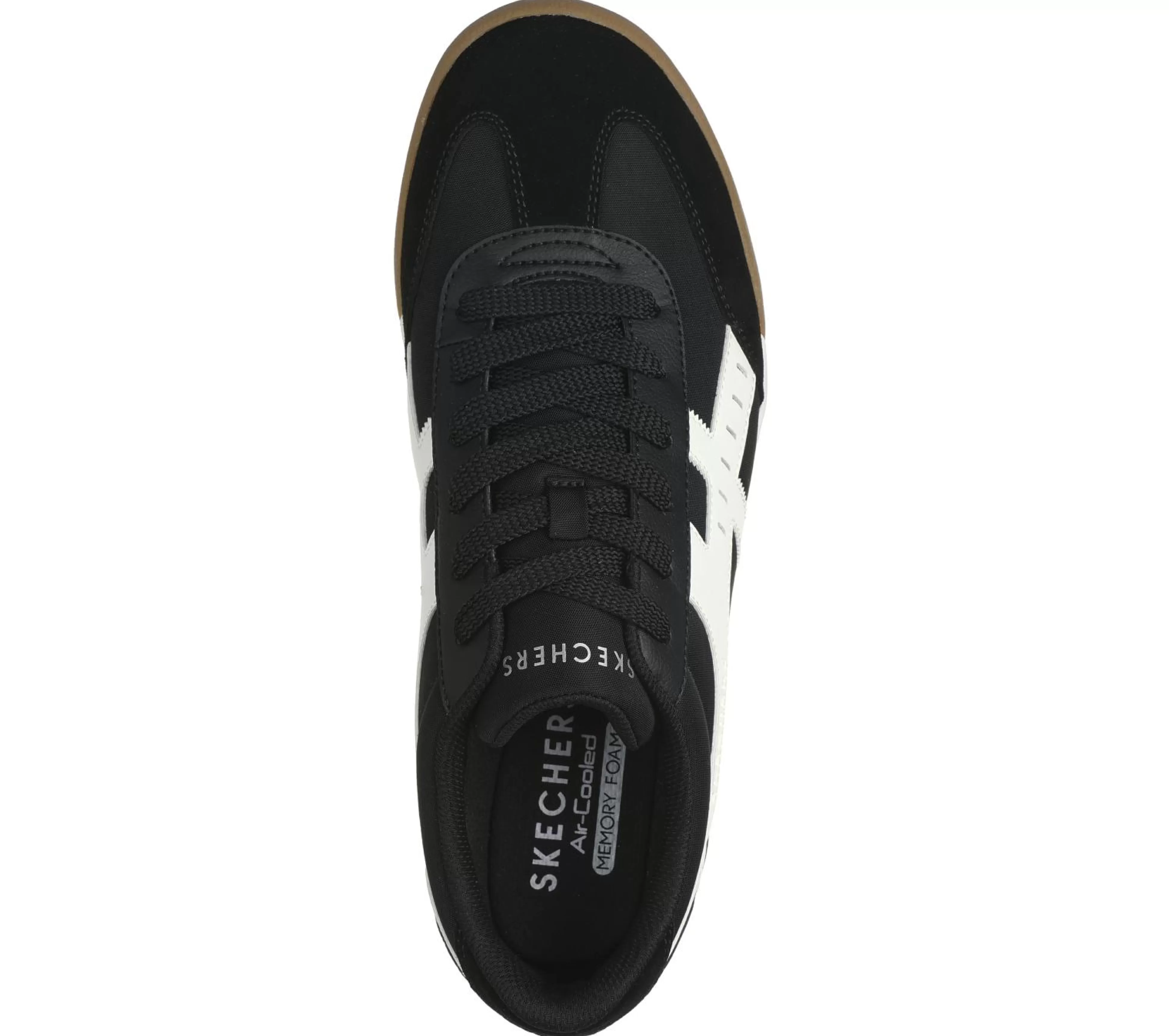 SKECHERS Veterschoenen | Casual Sneakers^Zinger - Manzanilla Superado ZWART / WIT