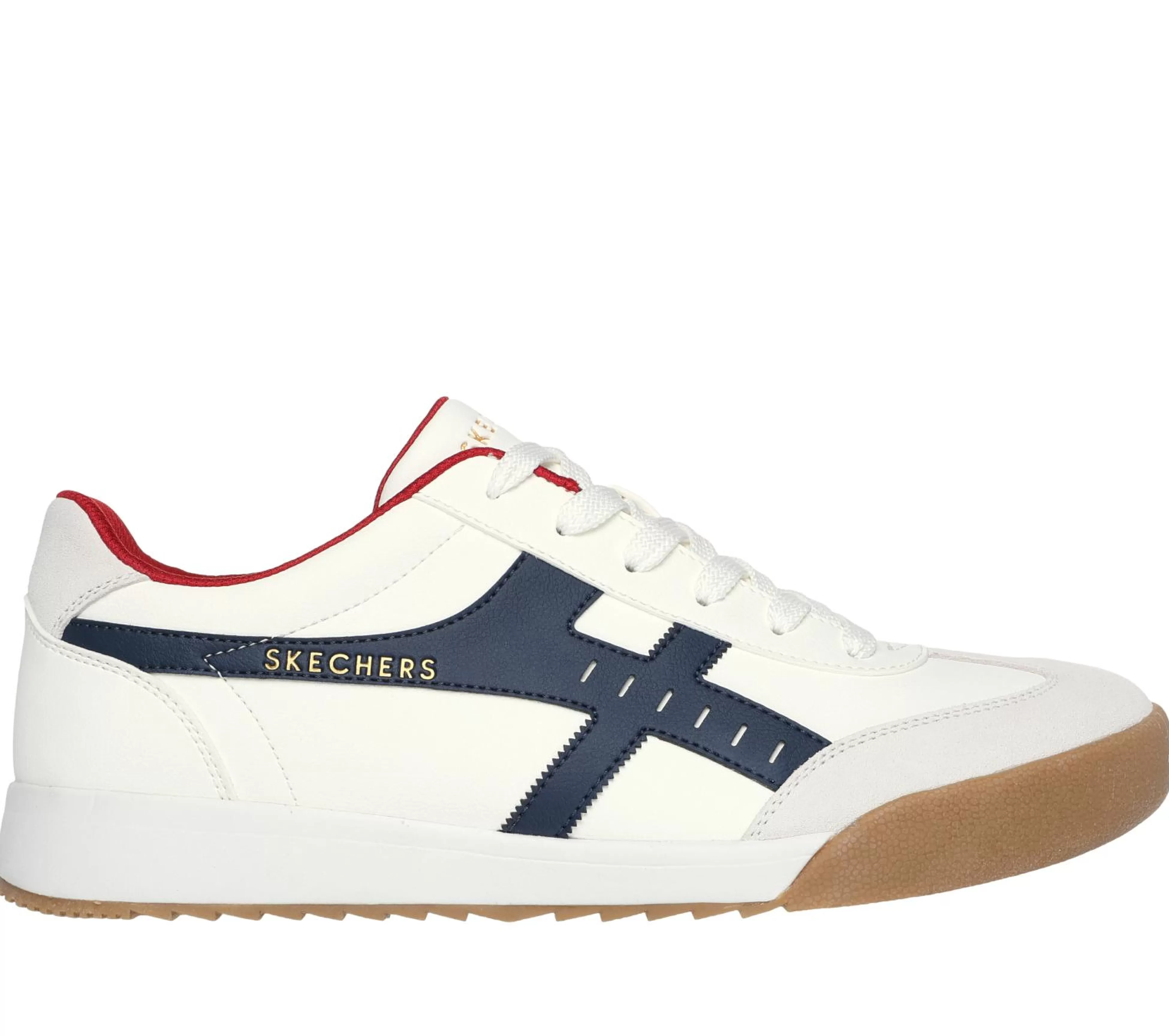 SKECHERS Veterschoenen | Casual Sneakers^Zinger - Manzanilla Totale WIT / MARINE